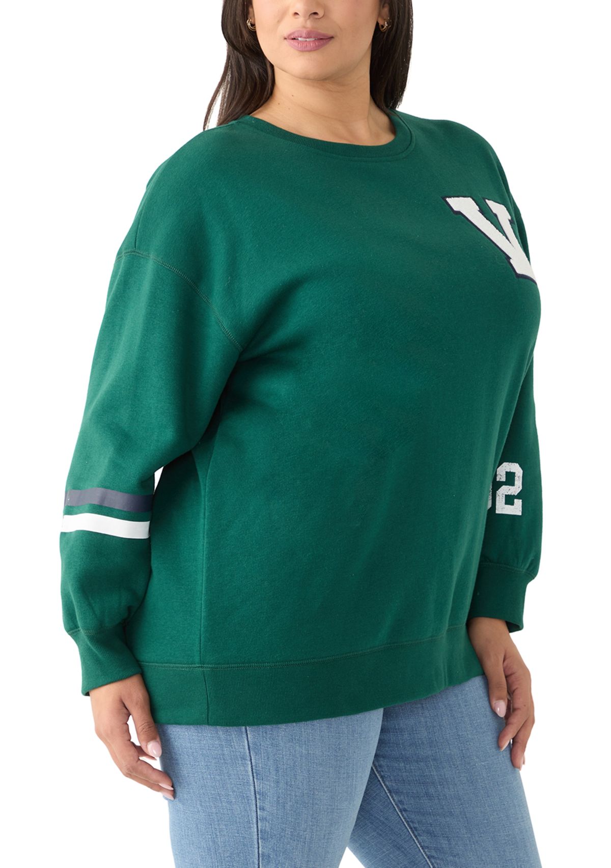Plus Size Long Sleeve Graphic T-Shirt 