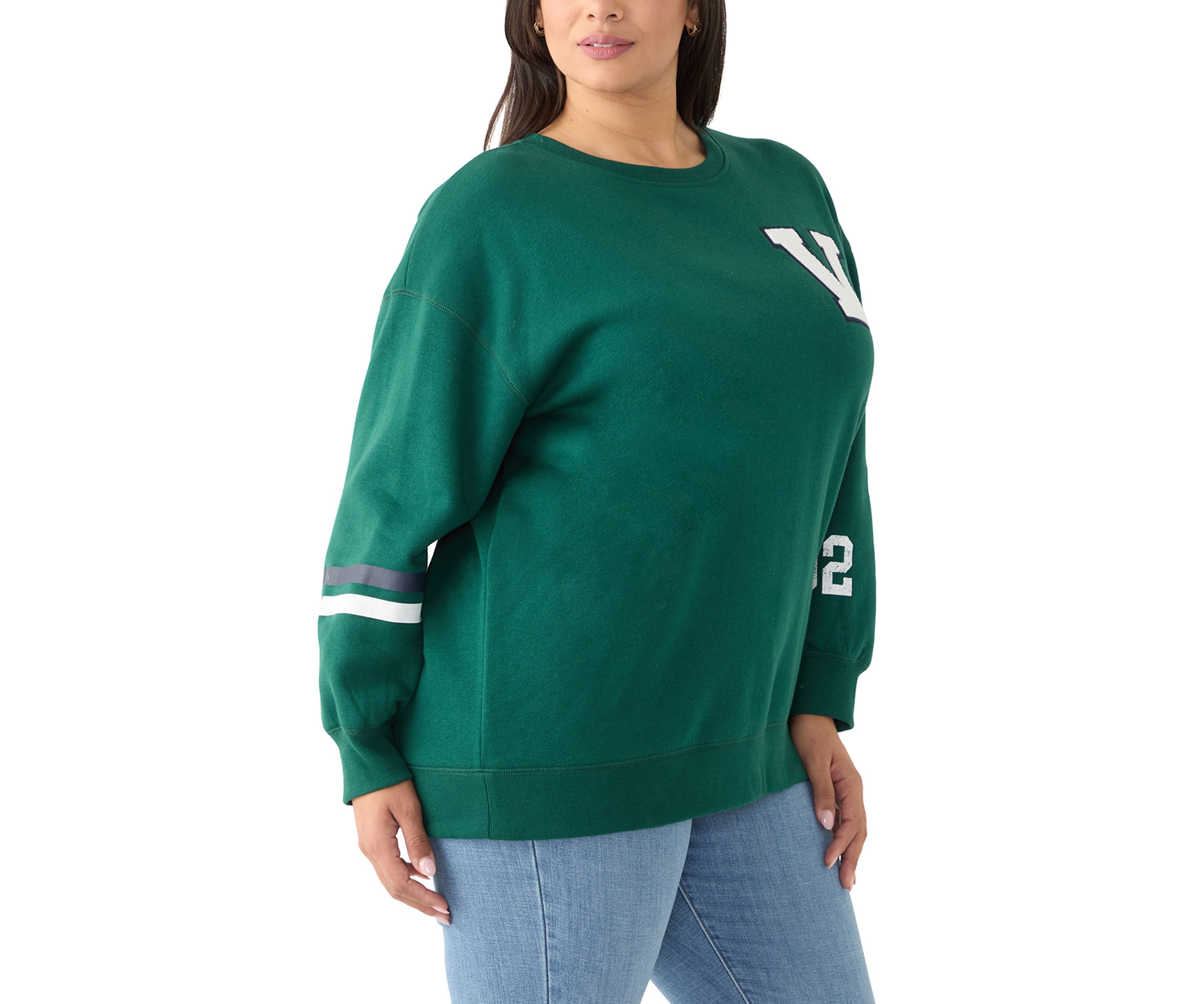 Plus Size Long Sleeve Graphic T-Shirt 