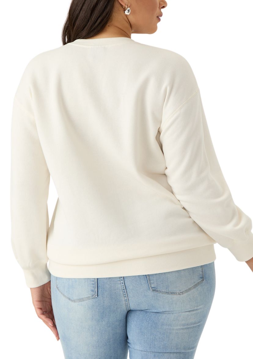 Plus Size Love Sweatshirt