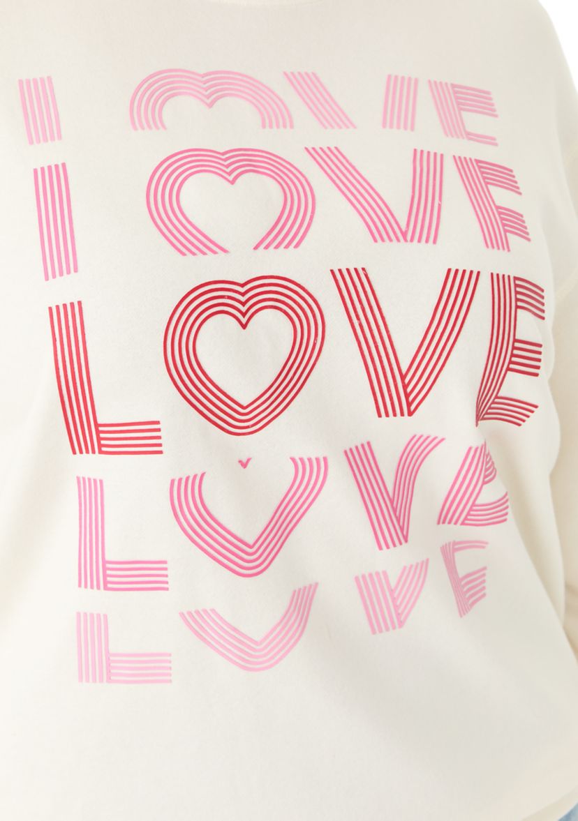 Plus Size Love Sweatshirt