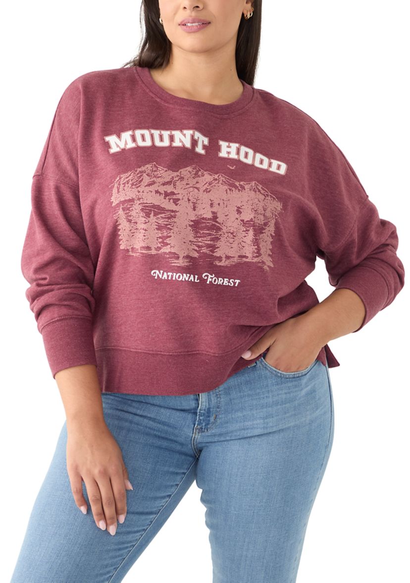 Plus Size Long Sleeve Graphic Sweatshirt 