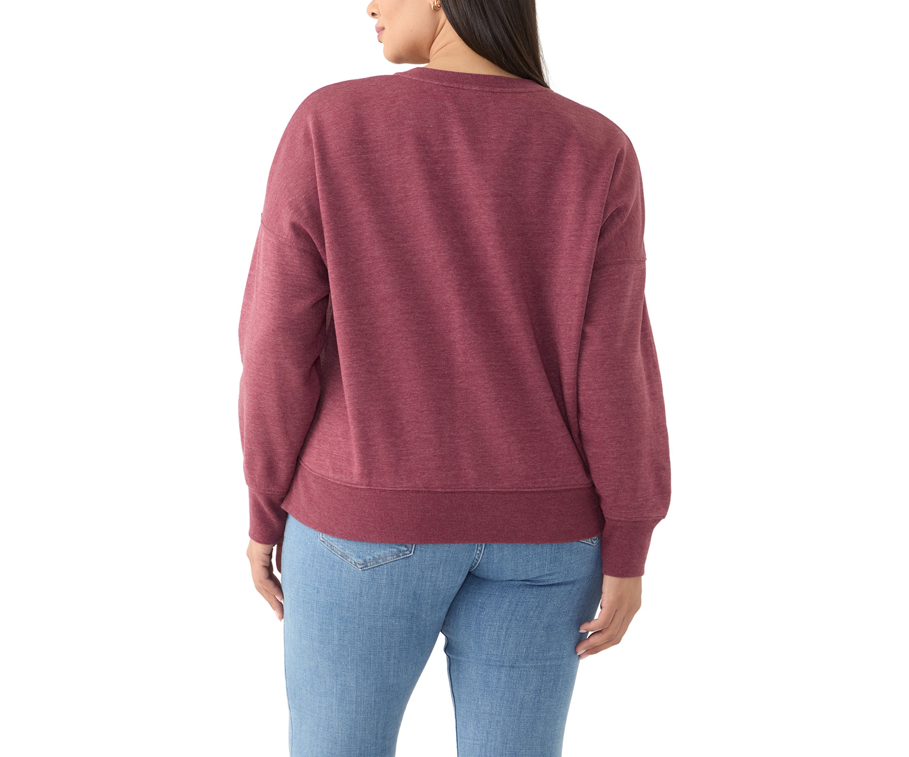 Plus Size Long Sleeve Graphic Sweatshirt 