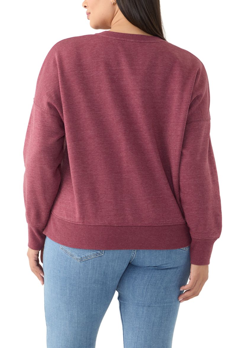 Plus Size Long Sleeve Graphic Sweatshirt 