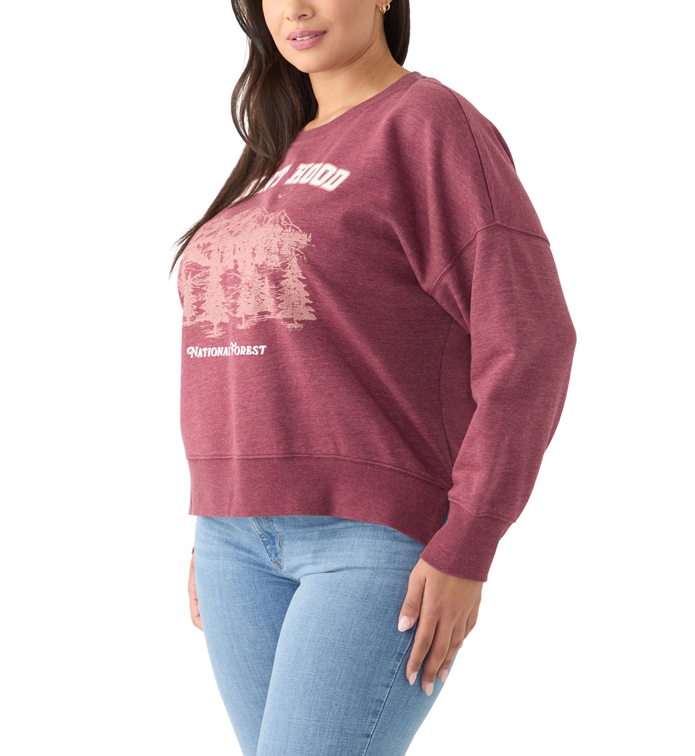 Plus Size Long Sleeve Graphic Sweatshirt 