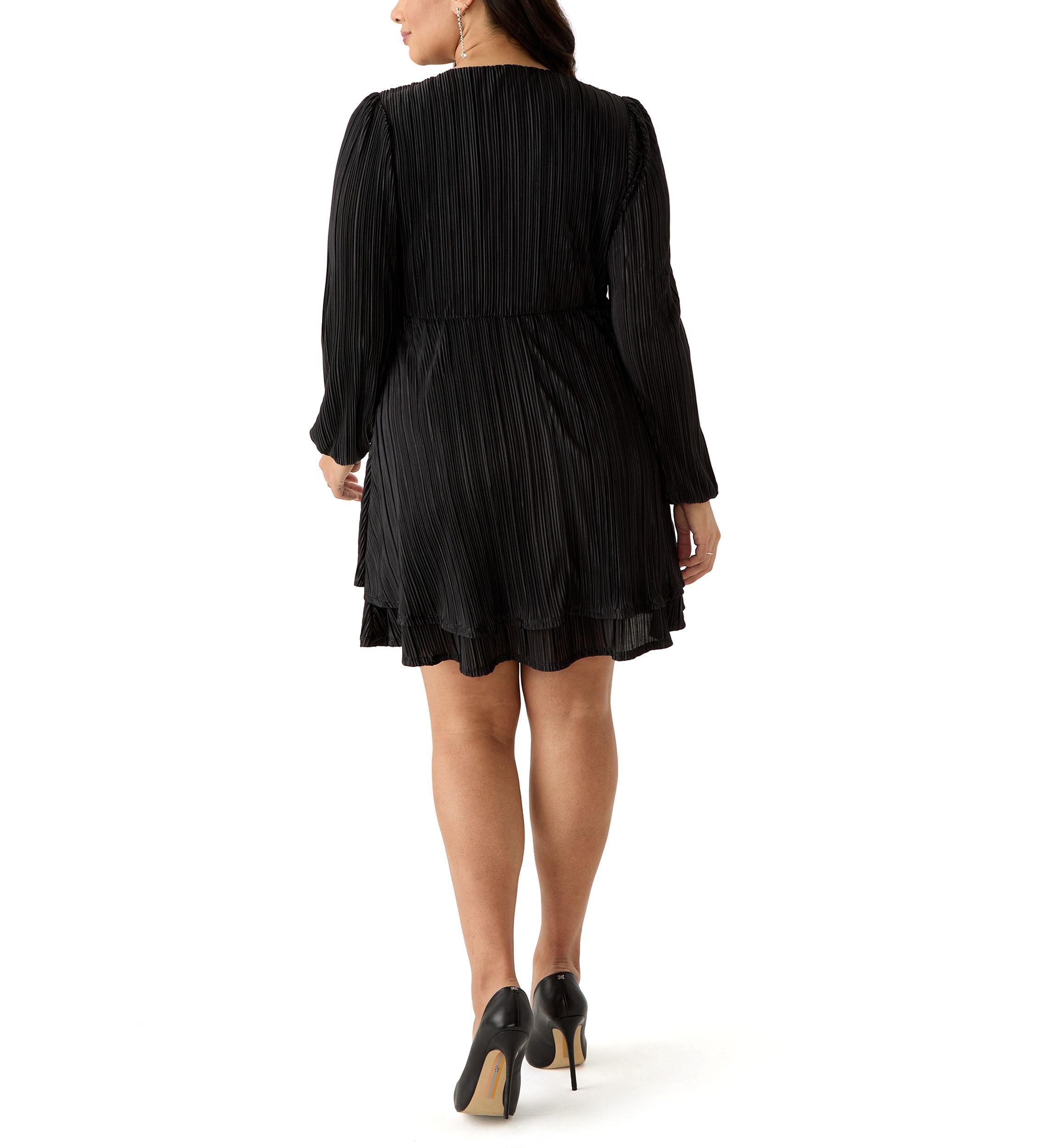 Plus Size Empire Waist Pleated Dress