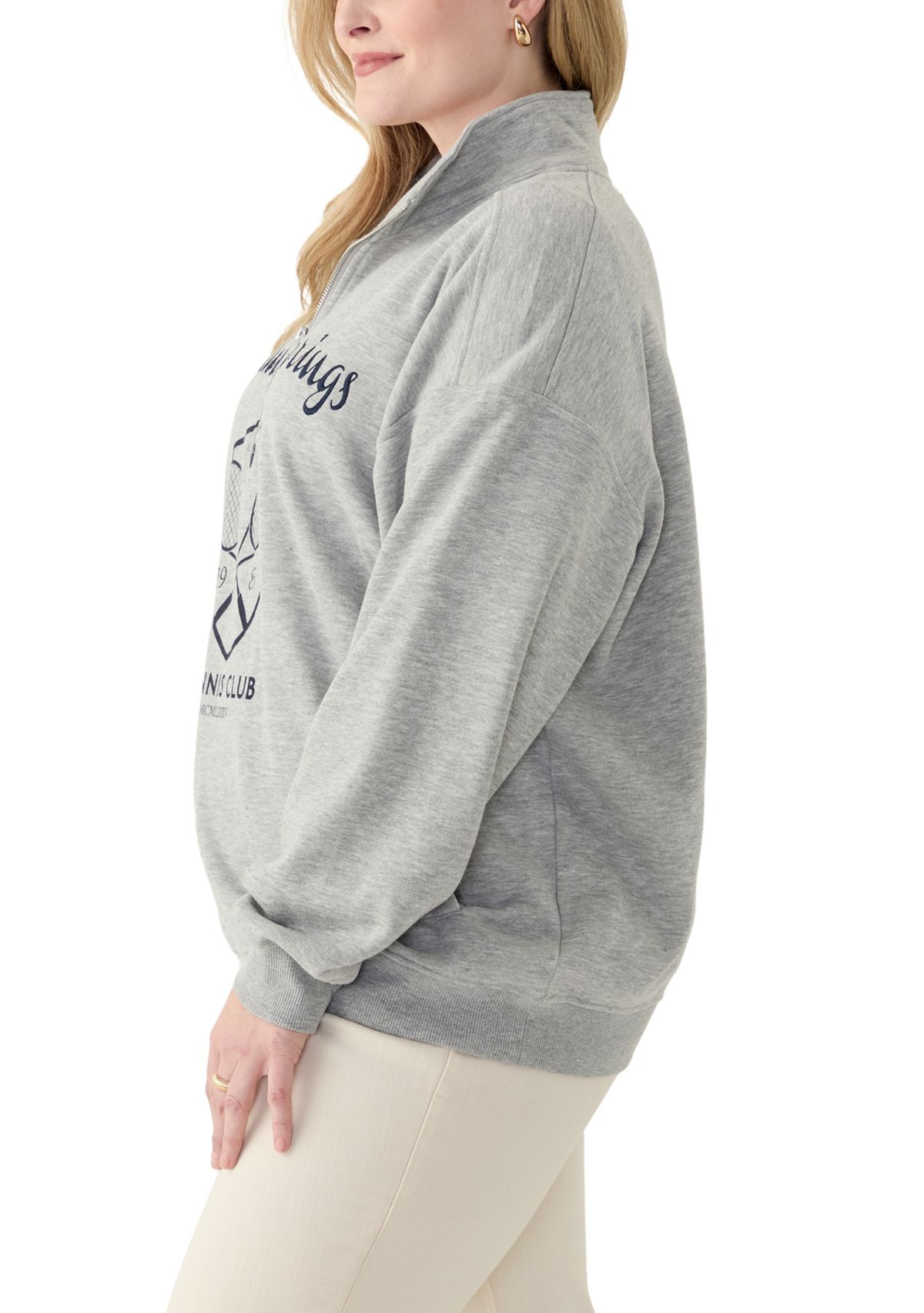 Plus Size Palm Springs Graphic Sweatshirt 