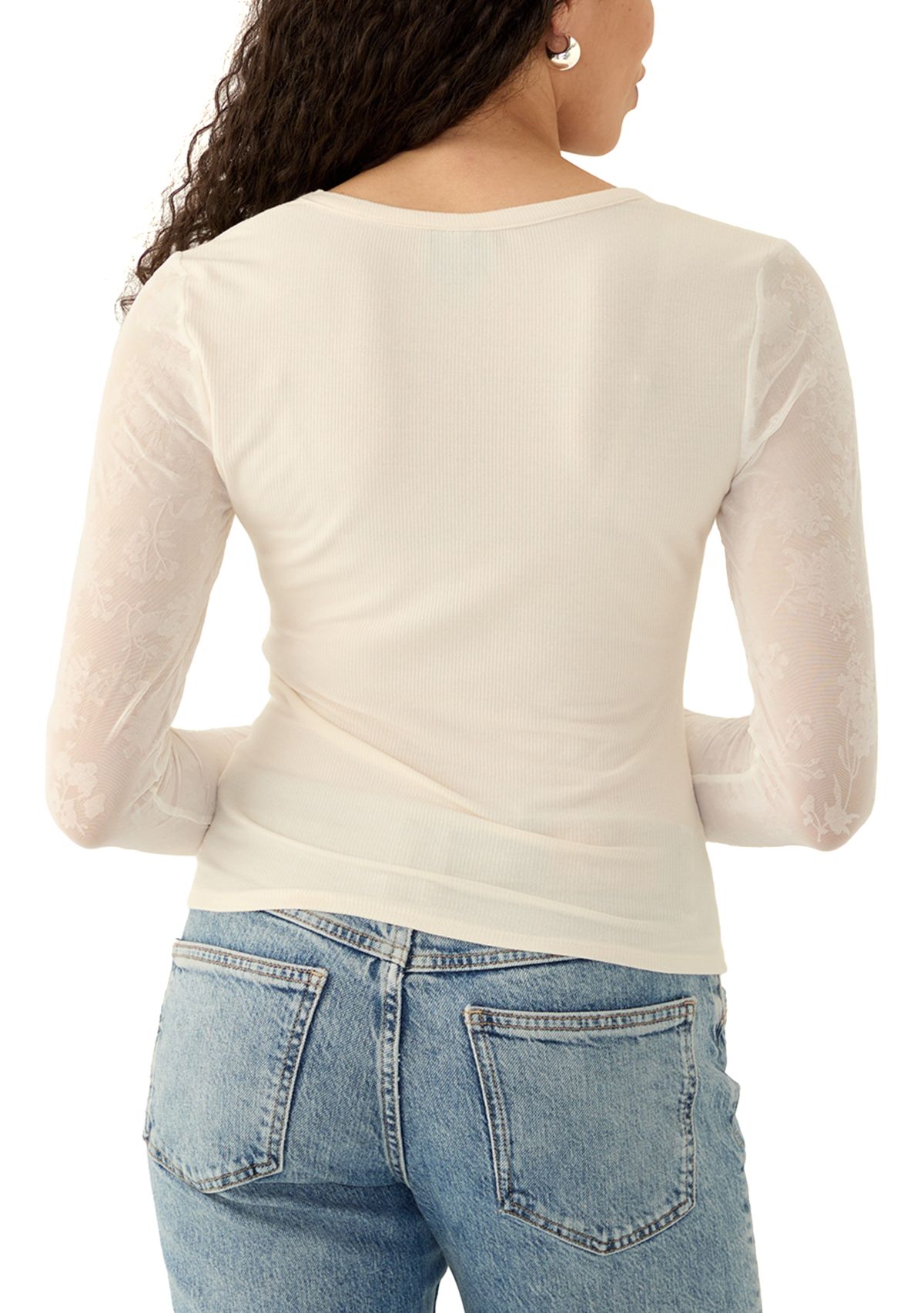 Womens V-Neck Cinched Top