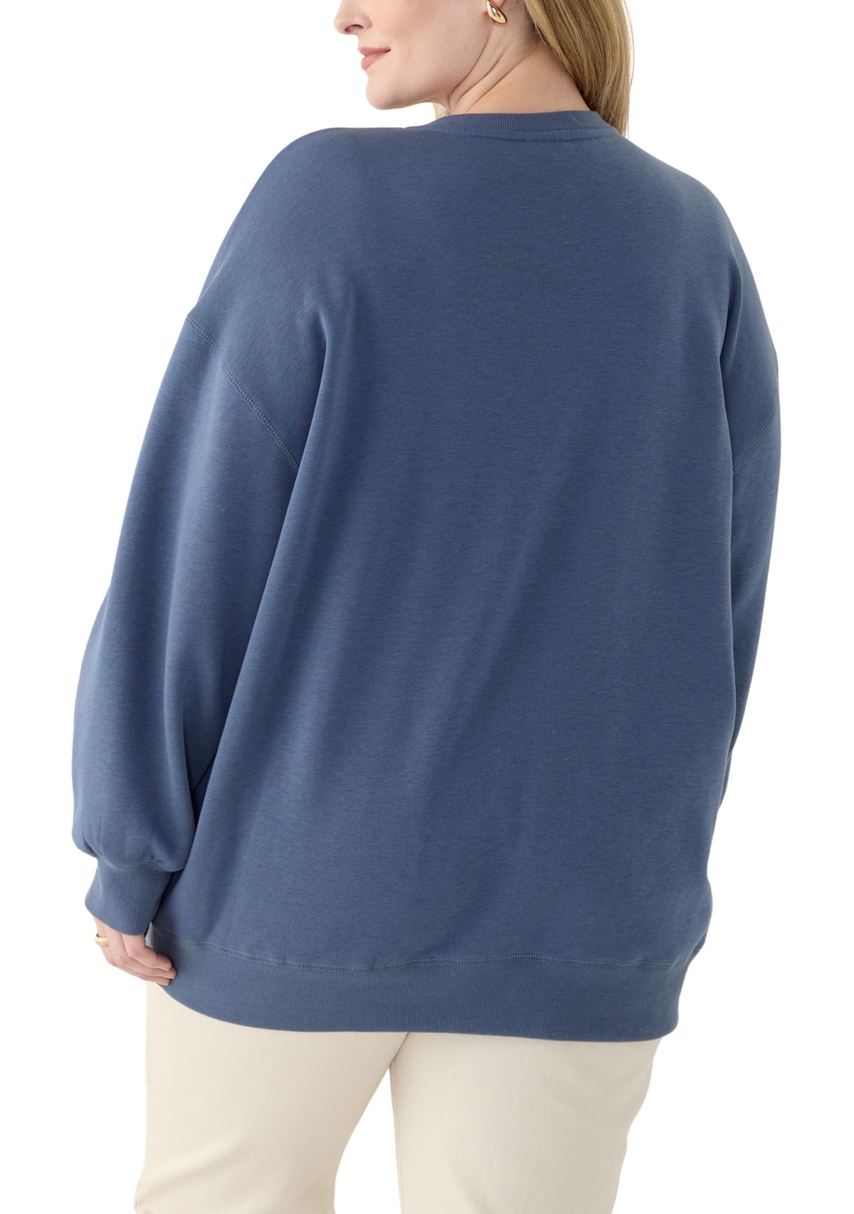 Plus Size Long Sleeve Graphic Sweatshirt 