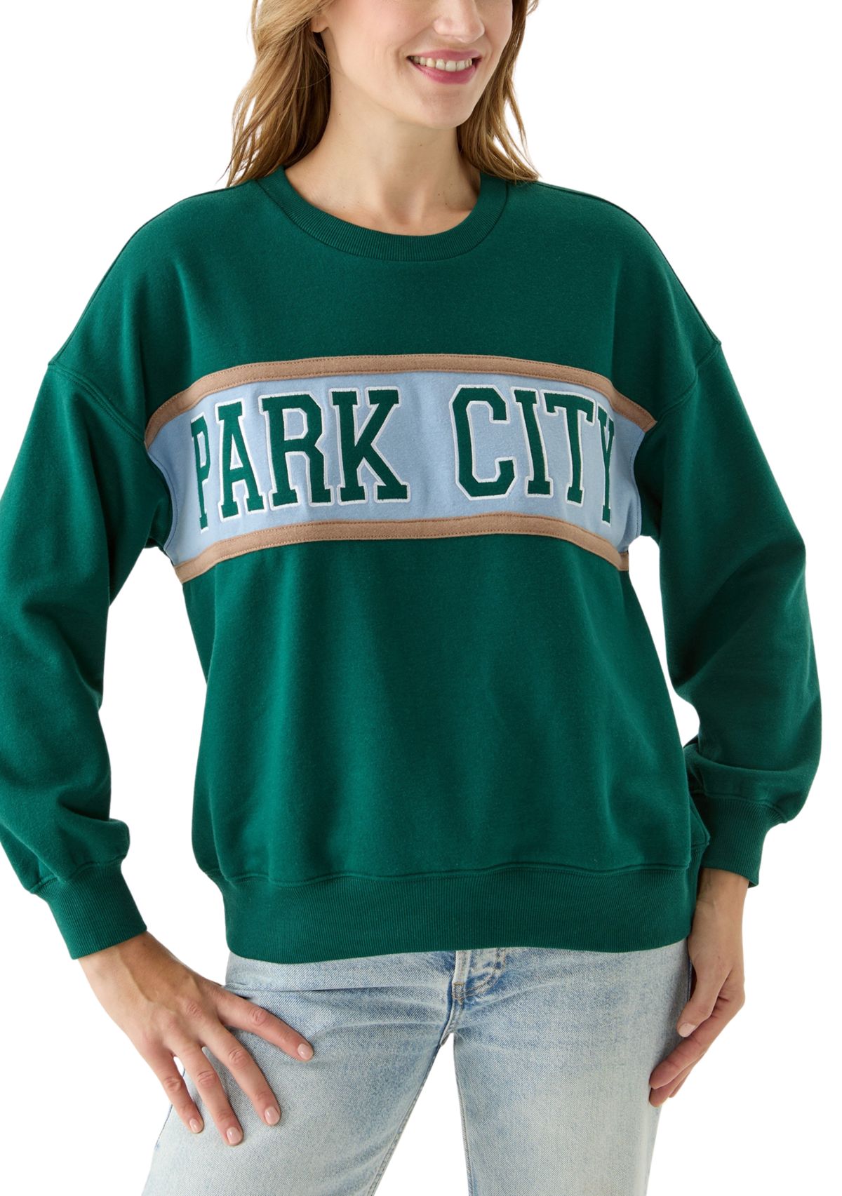 Womens Park City Crew Neck Sweatshirt