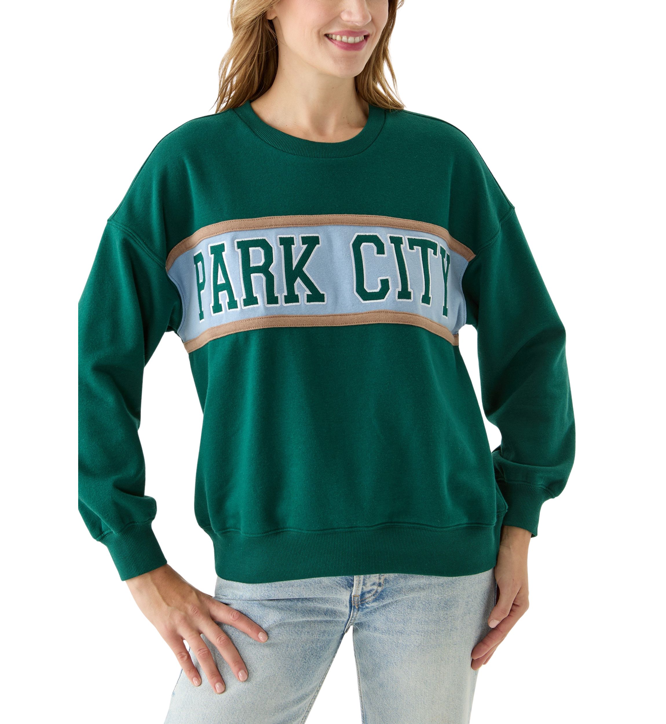 Womens Park City Crew Neck Sweatshirt