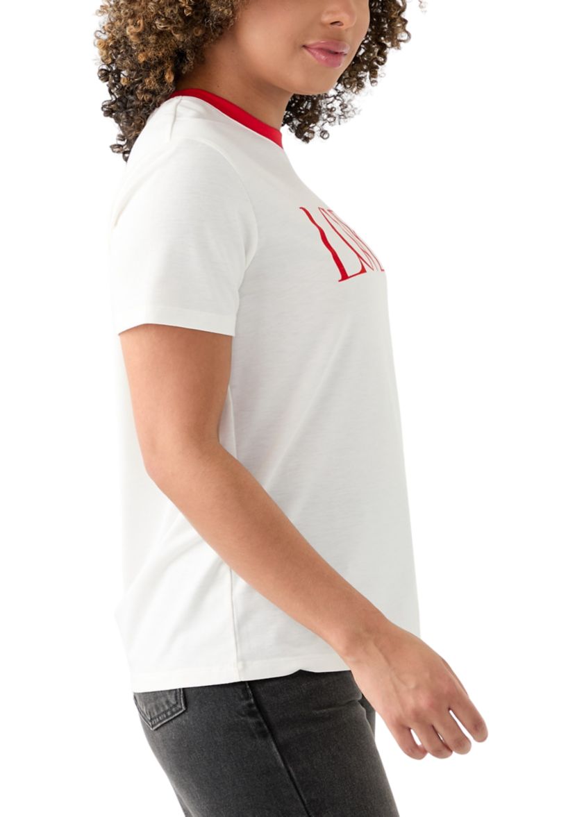 Womens Lover Ringer T-Shirt 