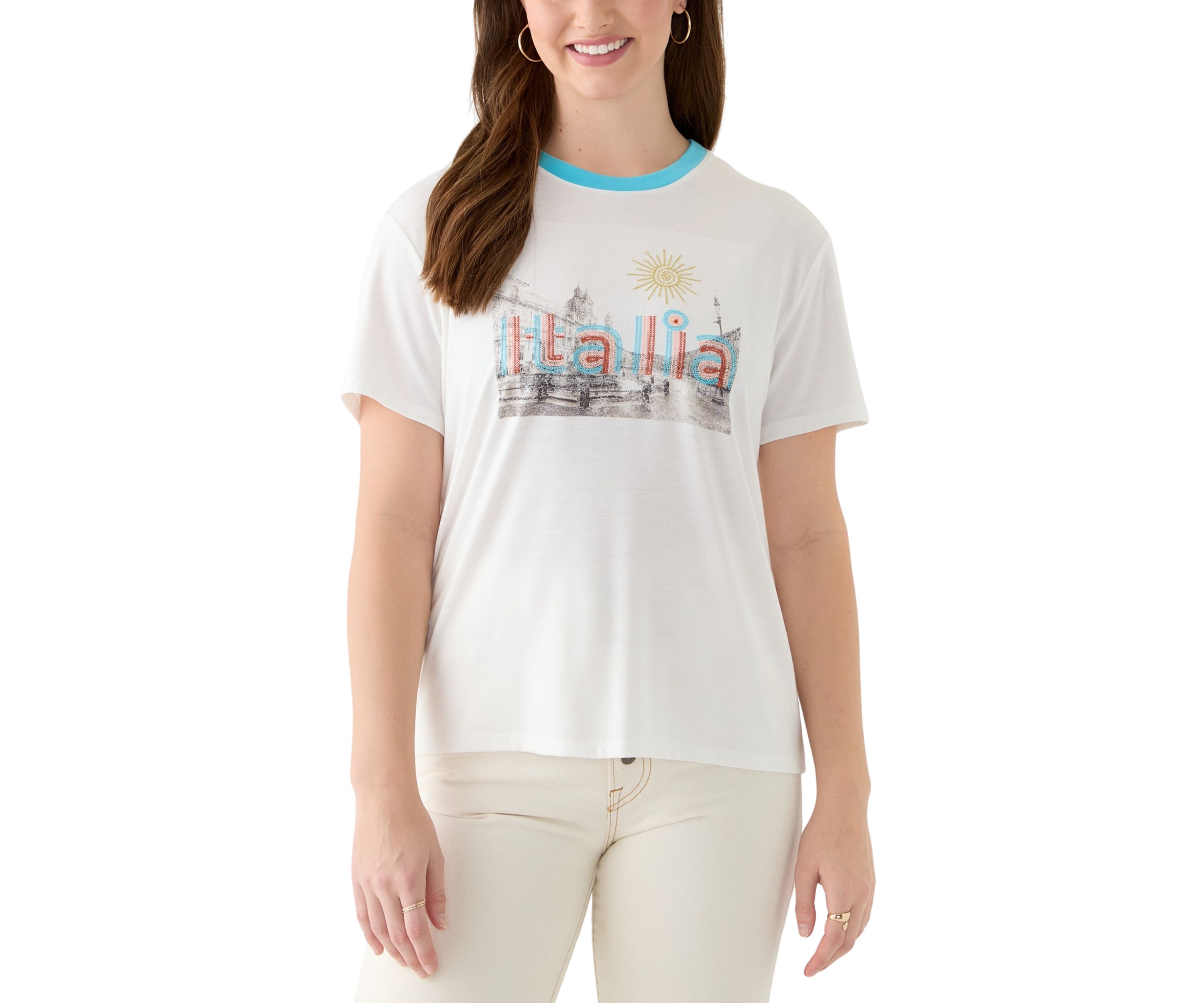 Womens Italia Graphic T-Shirt