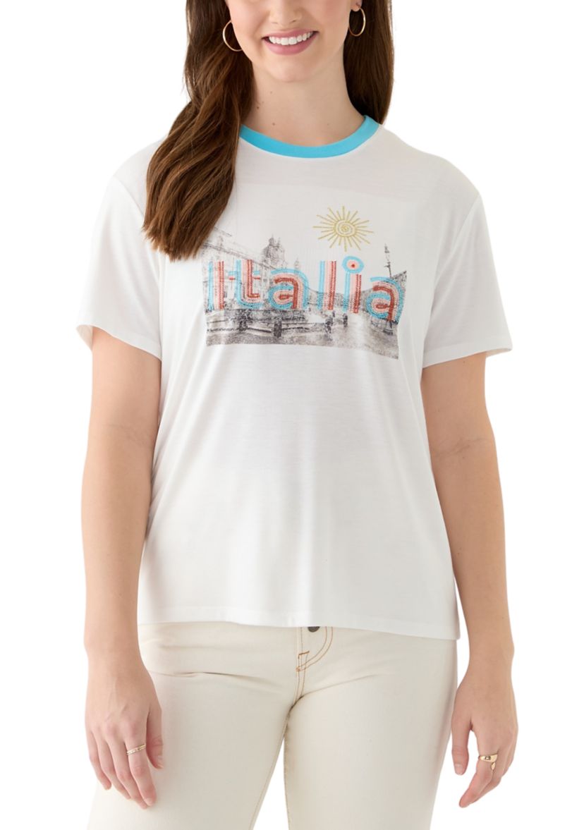 Womens Italia Graphic T-Shirt