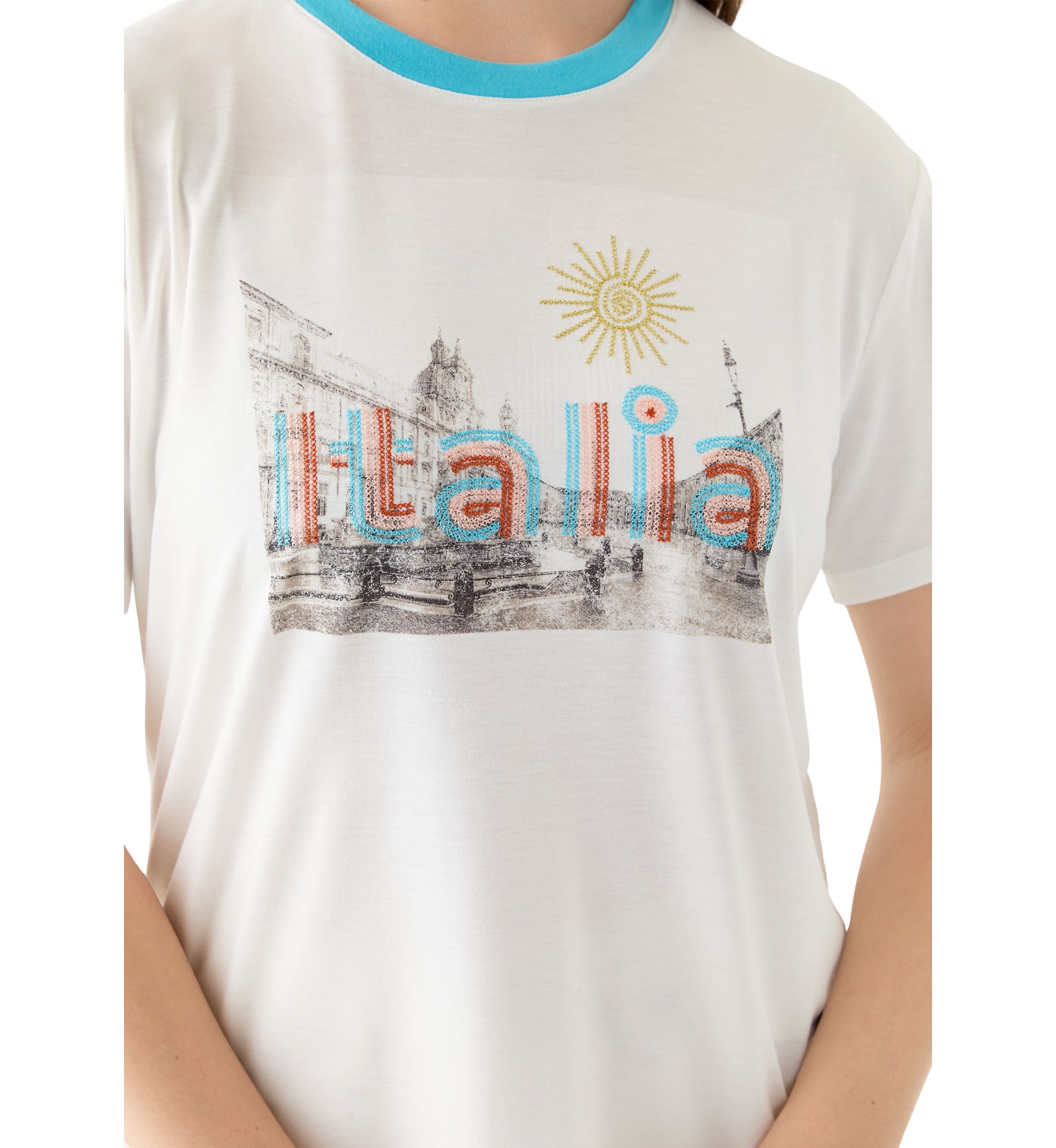 Womens Italia Graphic T-Shirt
