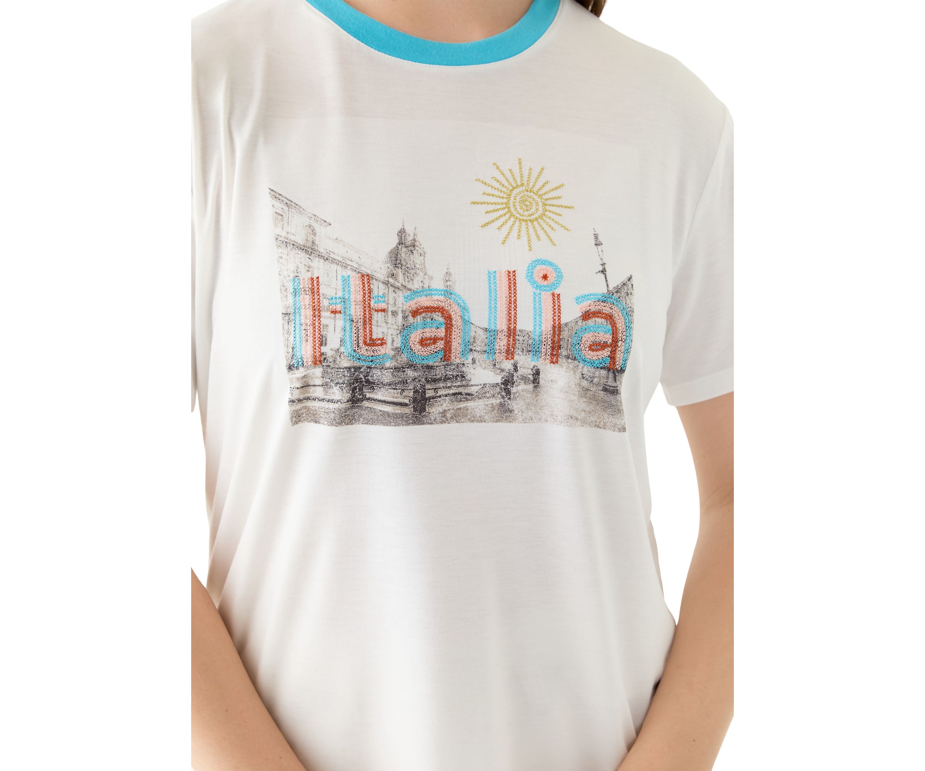 Womens Italia Graphic T-Shirt