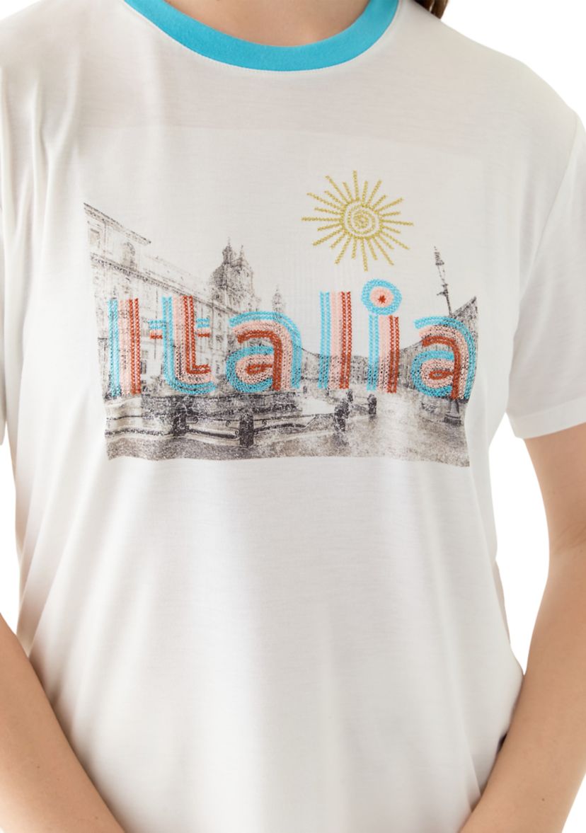 Womens Italia Graphic T-Shirt