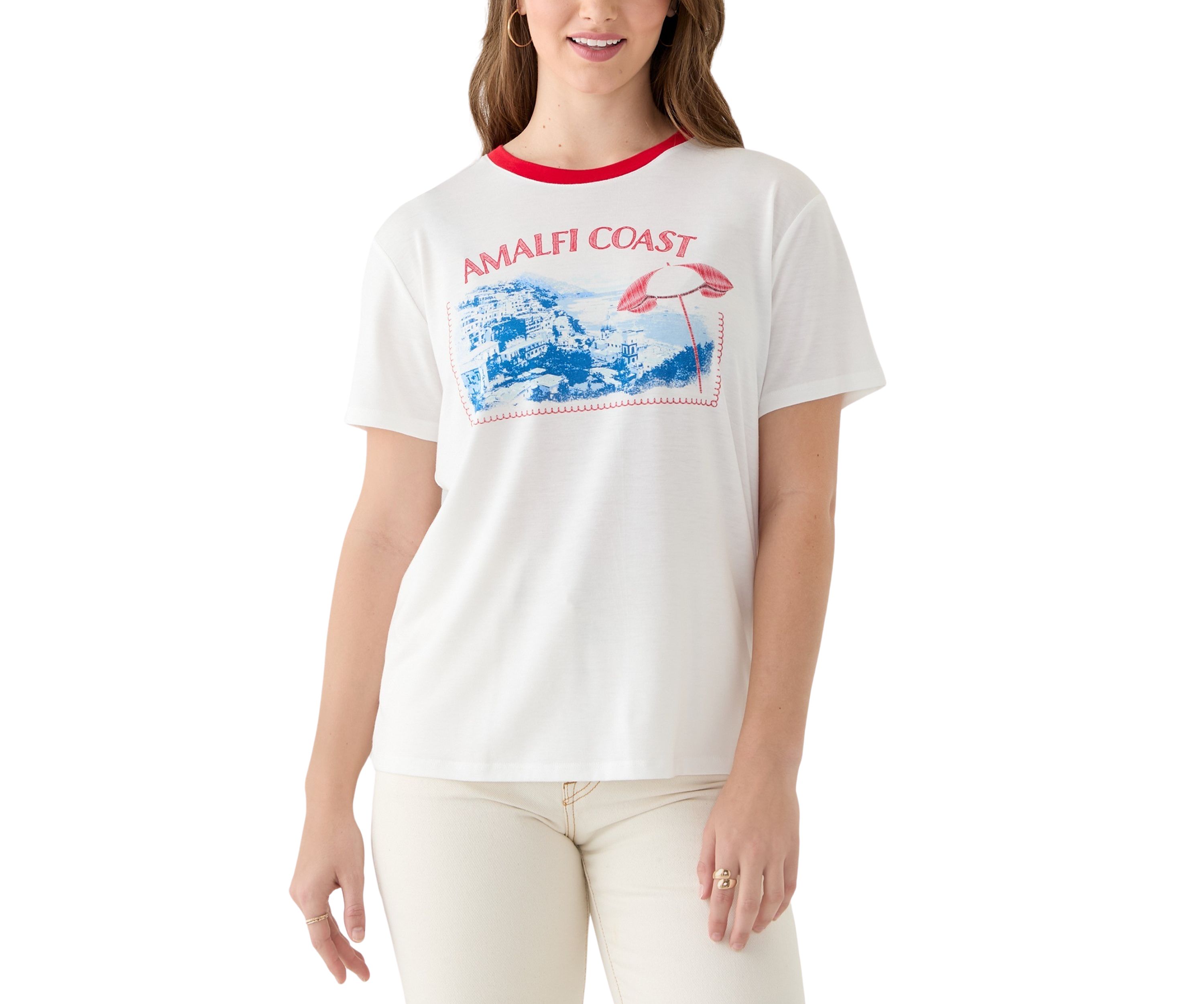Womens Amalfi Coast Graphic T-Shirt