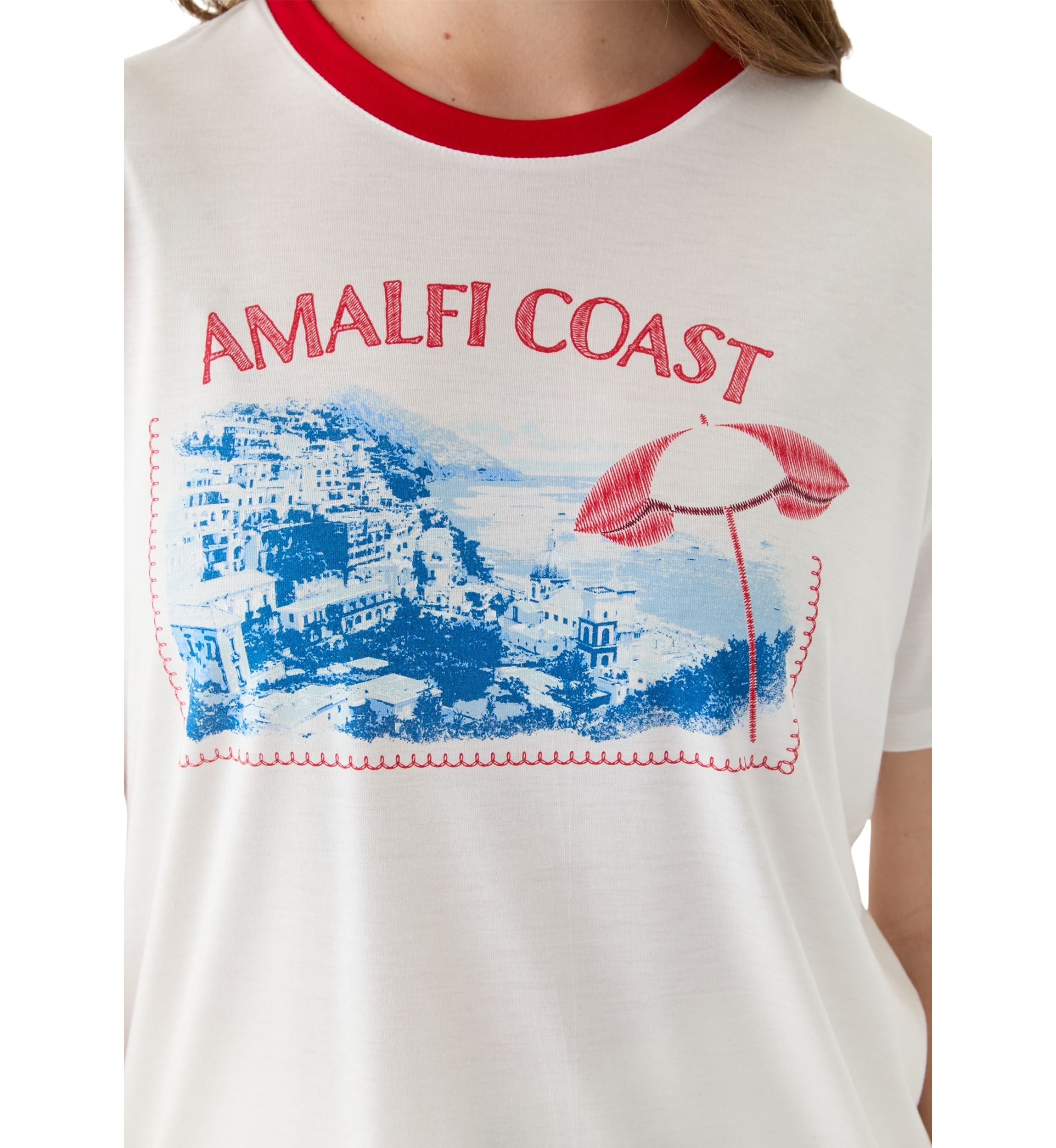 Womens Amalfi Coast Graphic T-Shirt