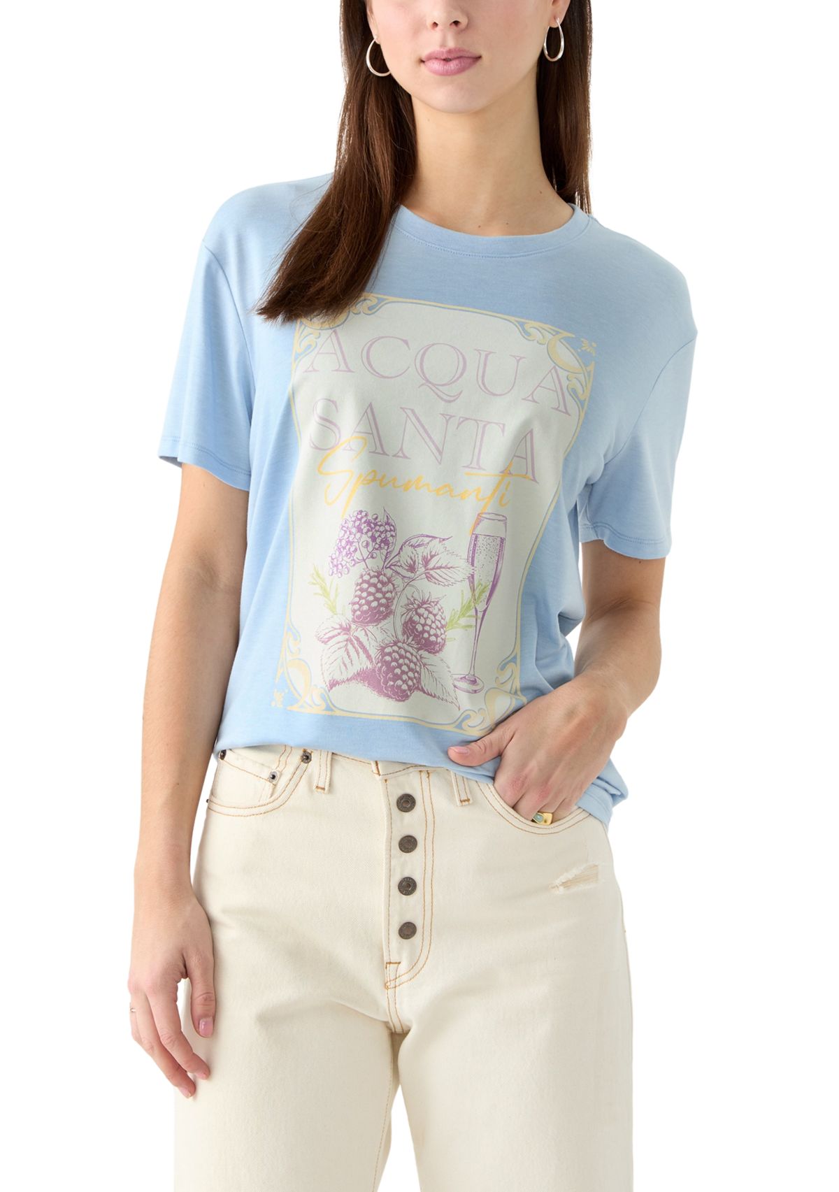 Womens Acqua Santa Graphic T-Shirt