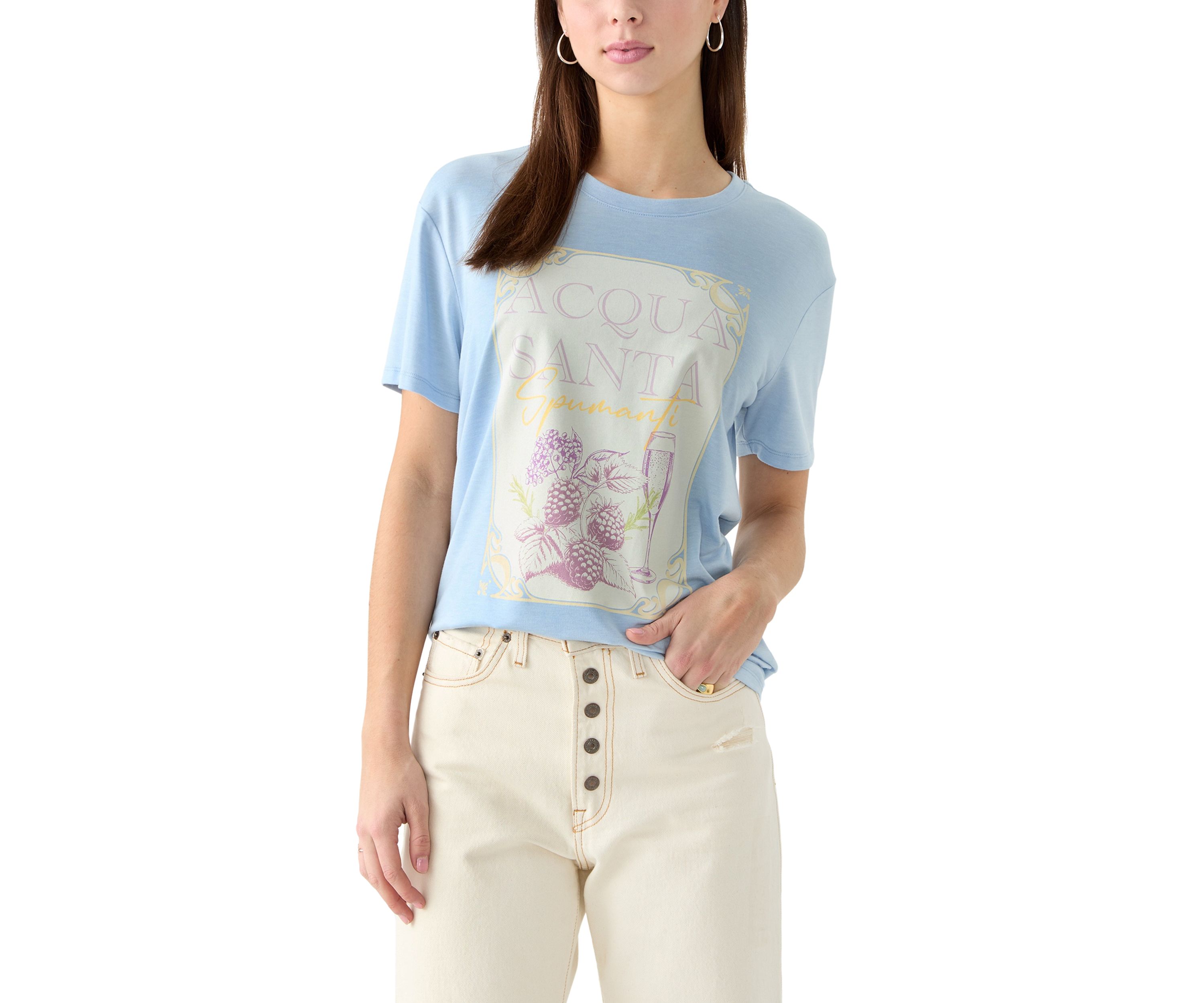 Womens Acqua Santa Graphic T-Shirt