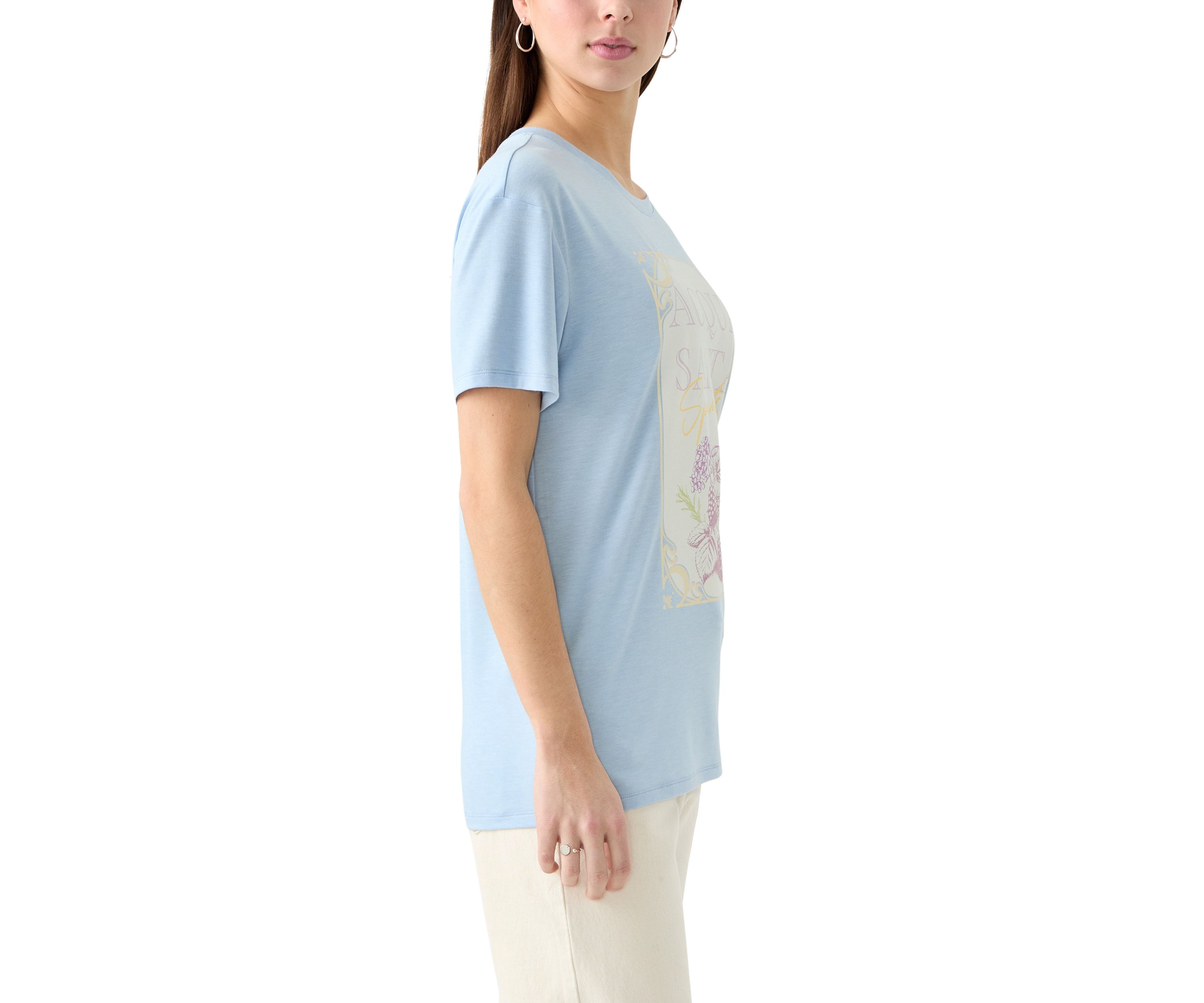 Womens Acqua Santa Graphic T-Shirt