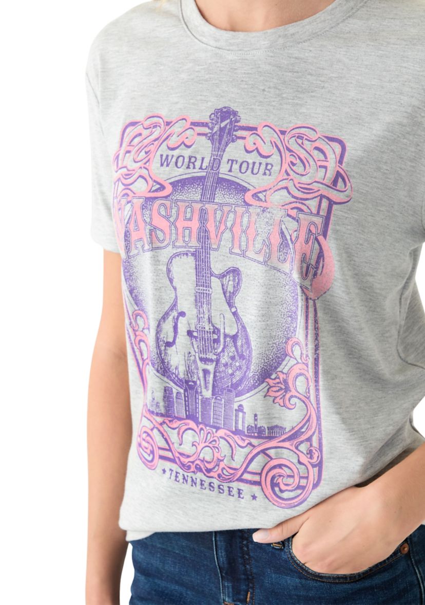 Womens Nashville World Tour Graphic T-Shirt