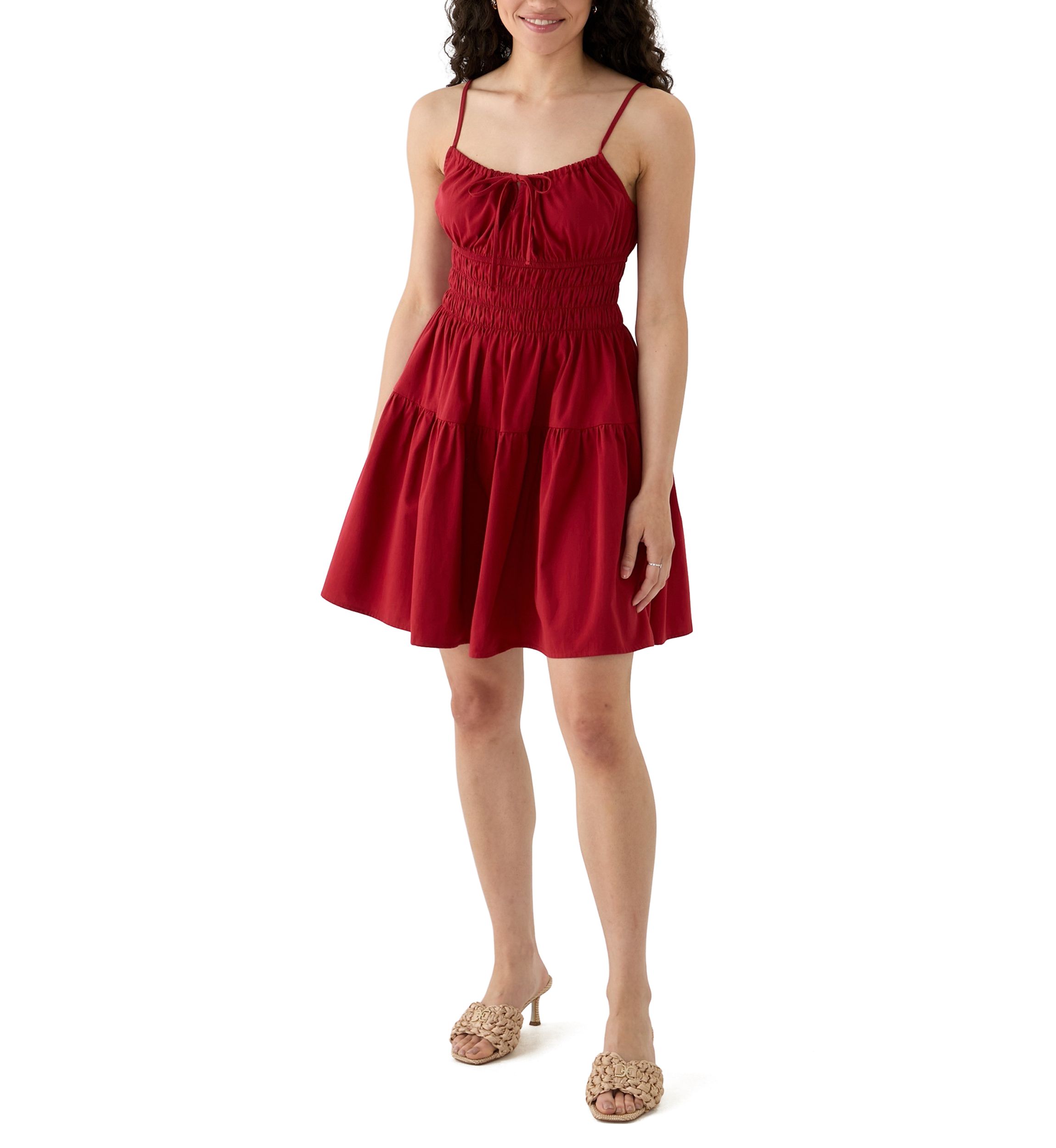 green emerald velvet dress Off Shoulder Bell Sleeve Rosette Gown in Super Red