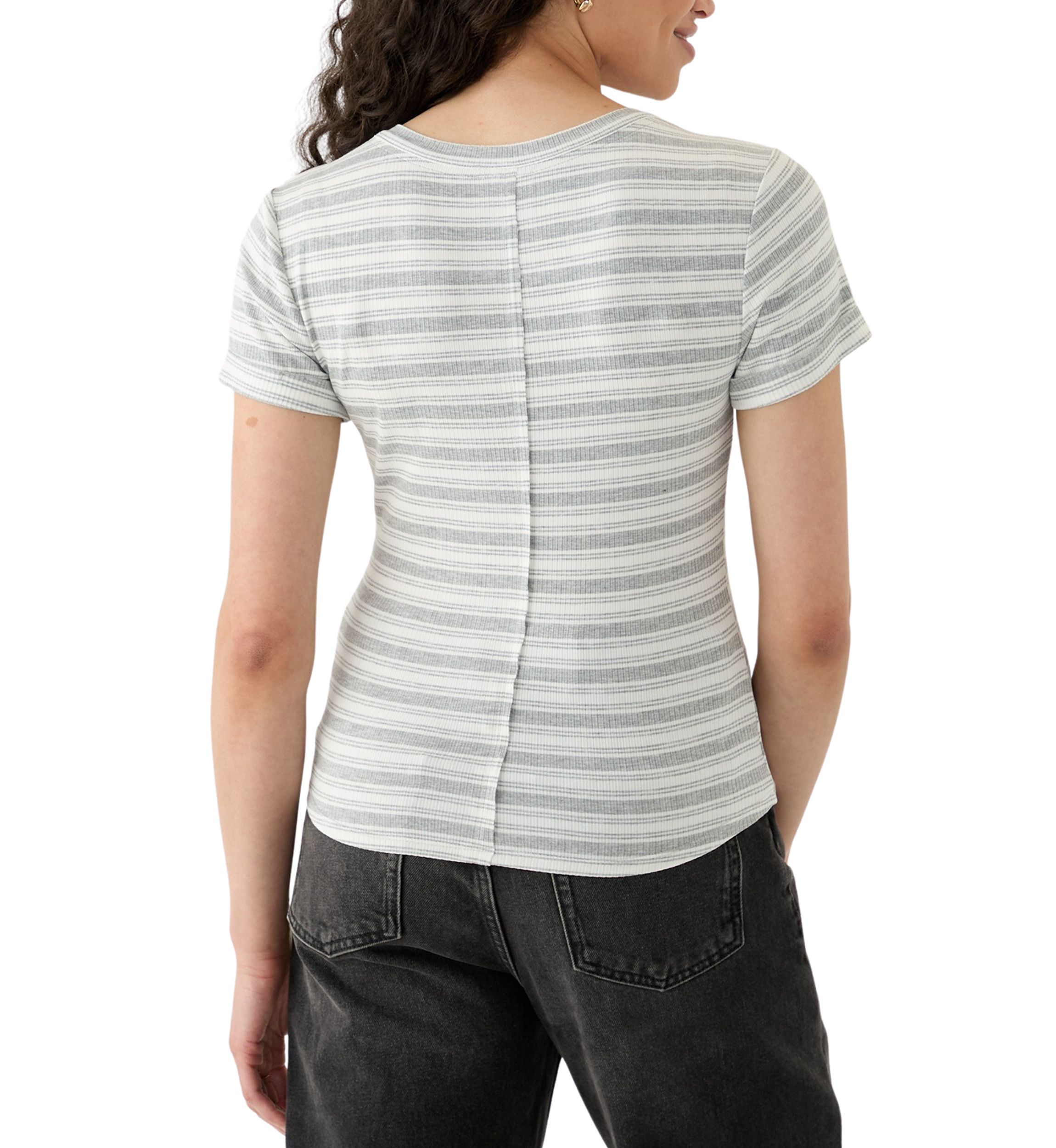 Womens Front Button T-Shirt