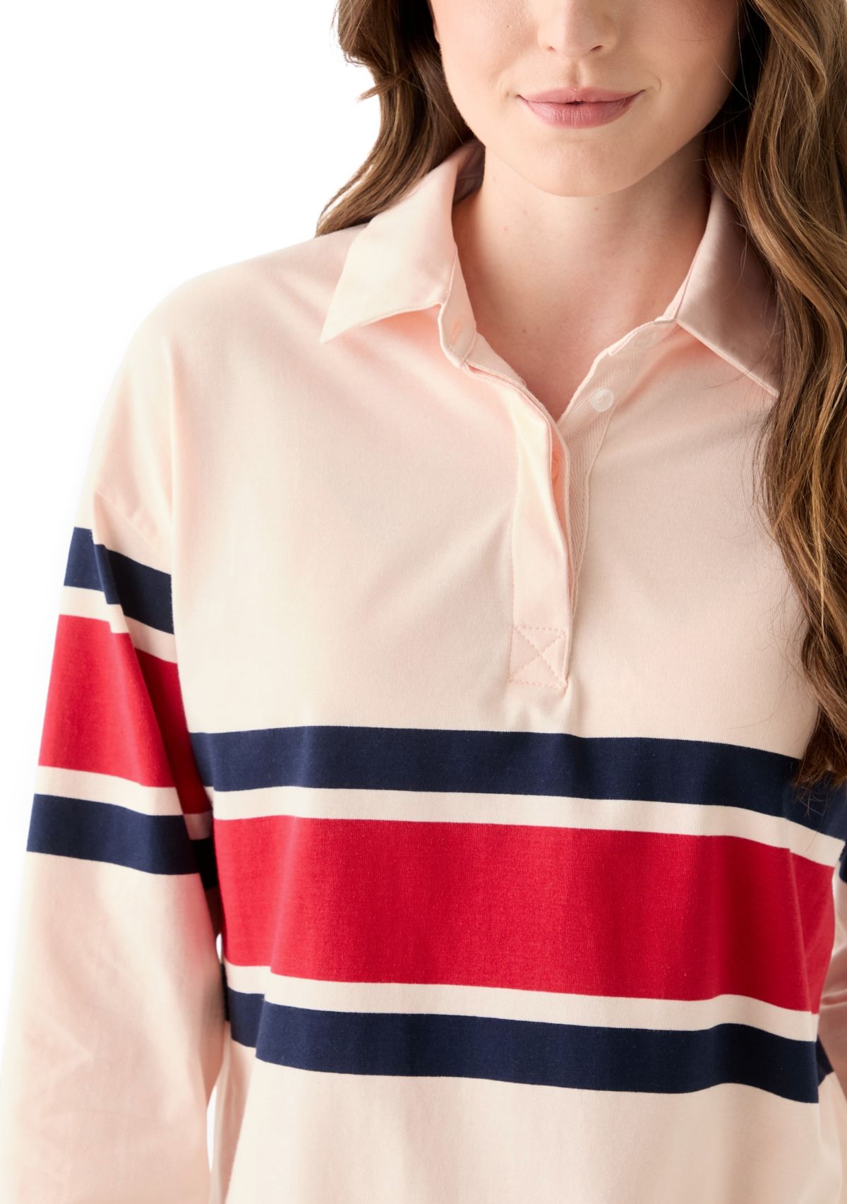 Womens Rugby Polo Pullover