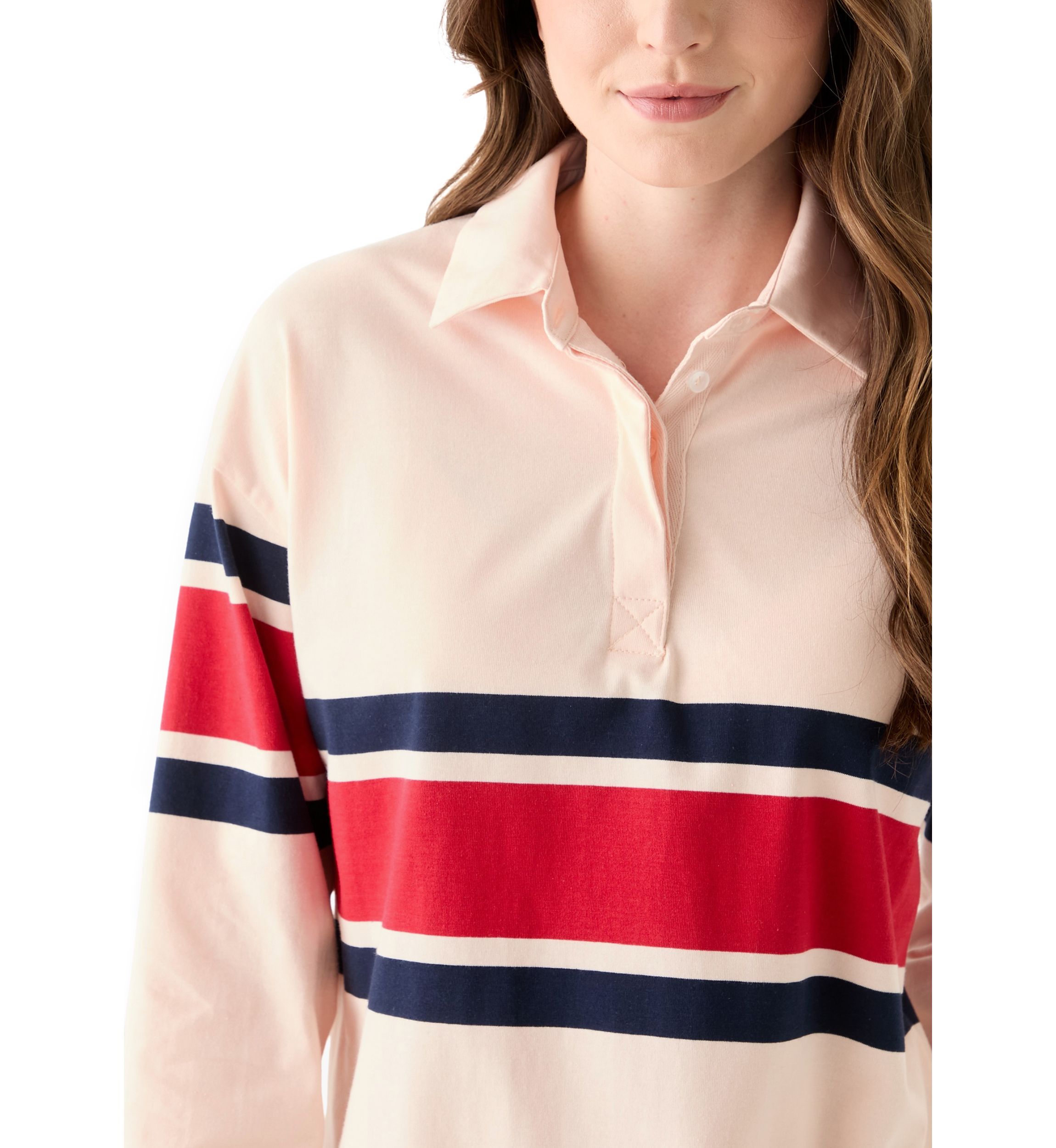 Womens Rugby Polo Pullover