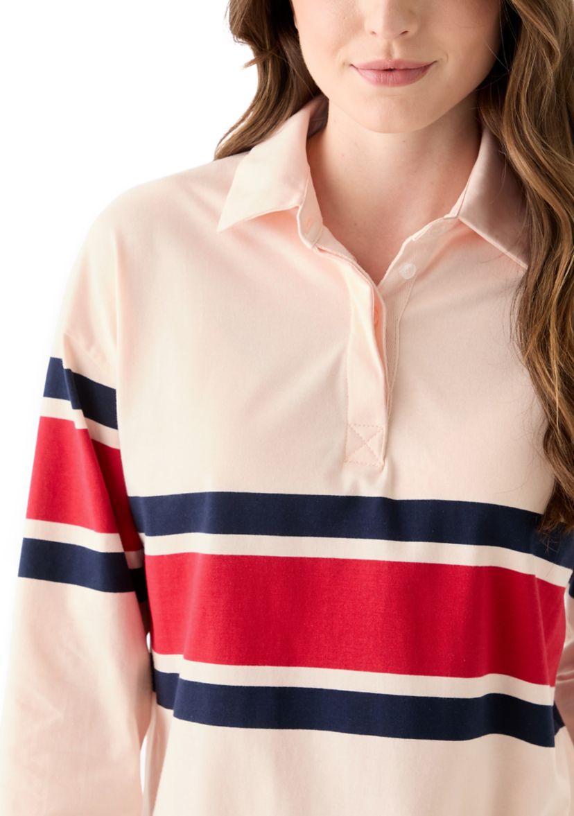 Womens Rugby Polo Pullover