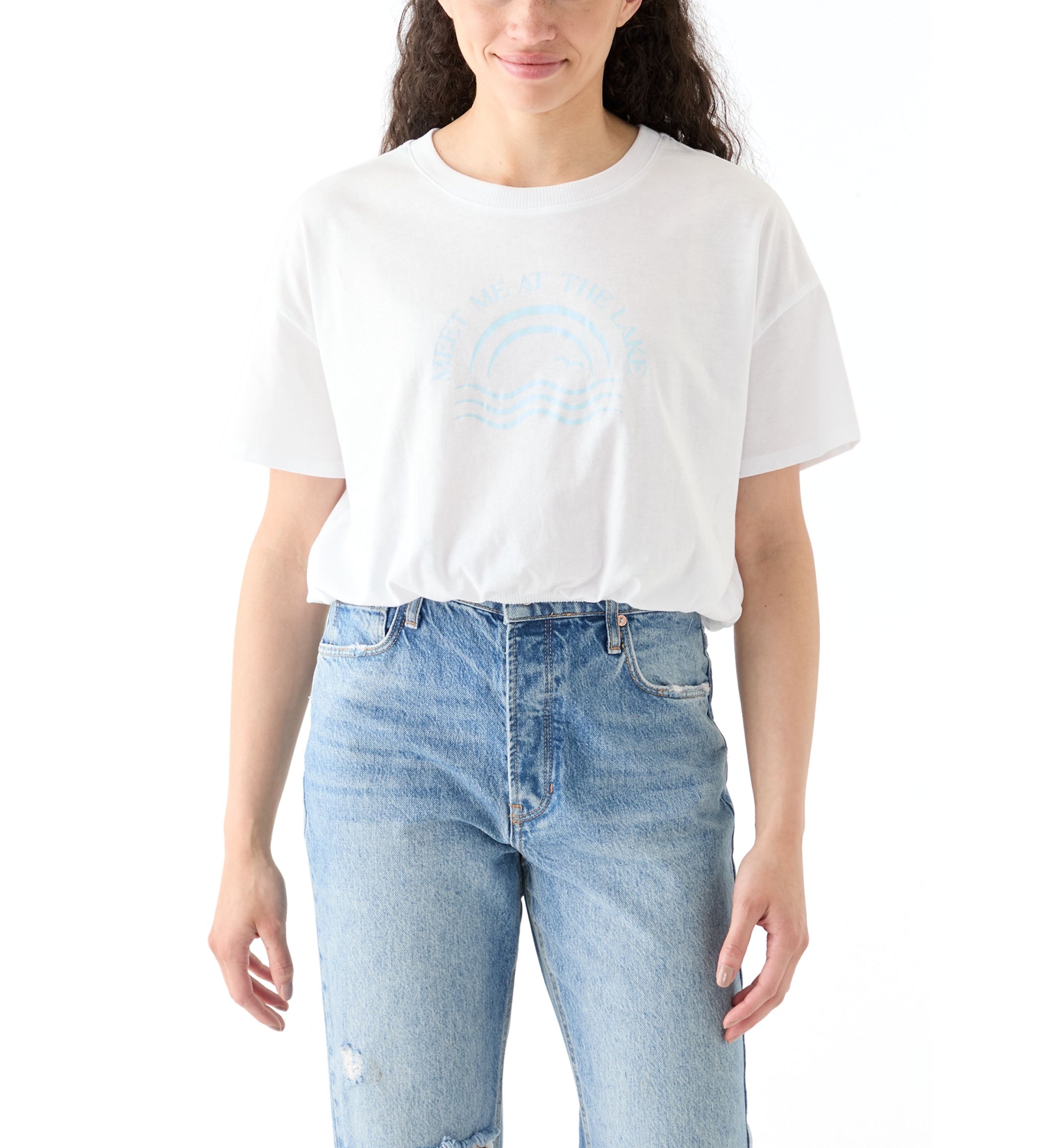 Womens Meet Me at the Lake Graphic T-Shirt