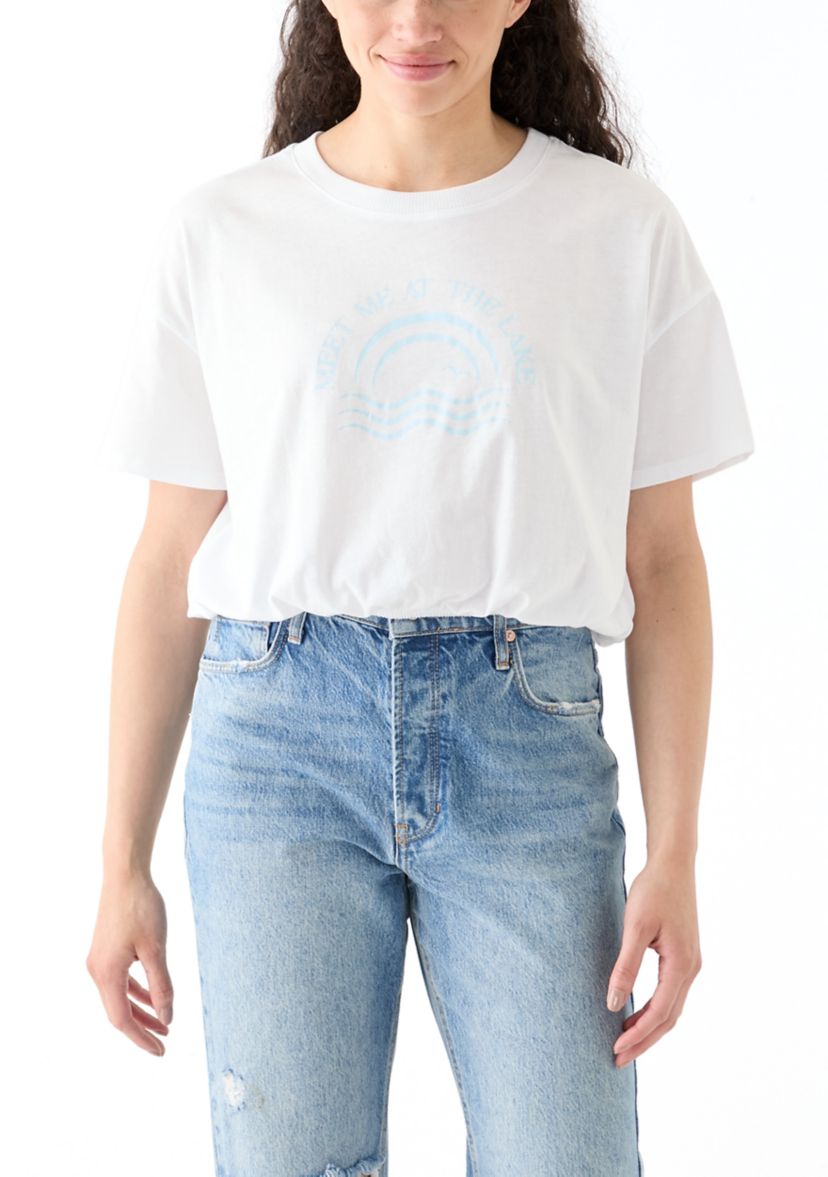 Womens Meet Me at the Lake Graphic T-Shirt