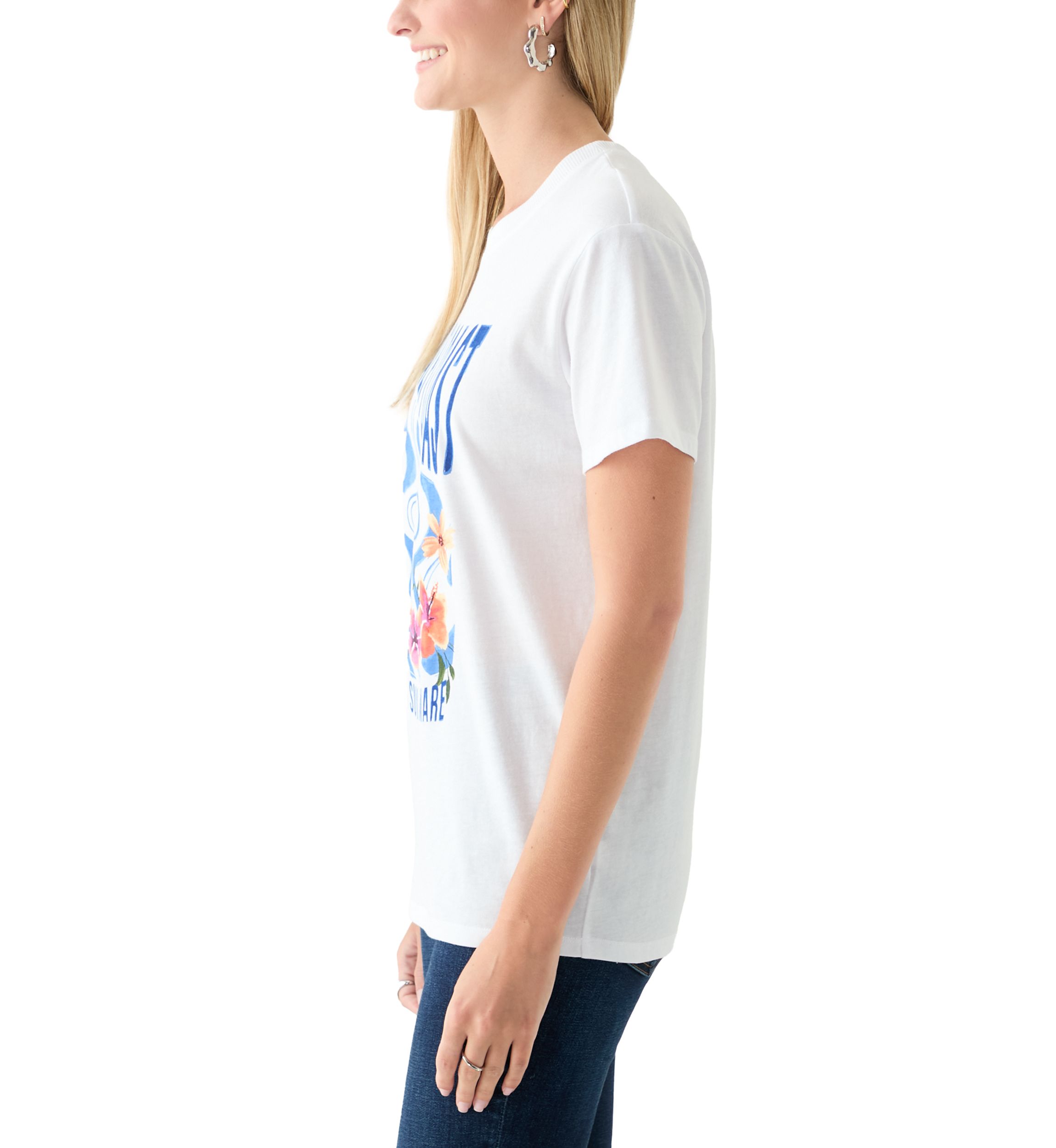 Womens Amalfi Coast Graphic T-Shirt