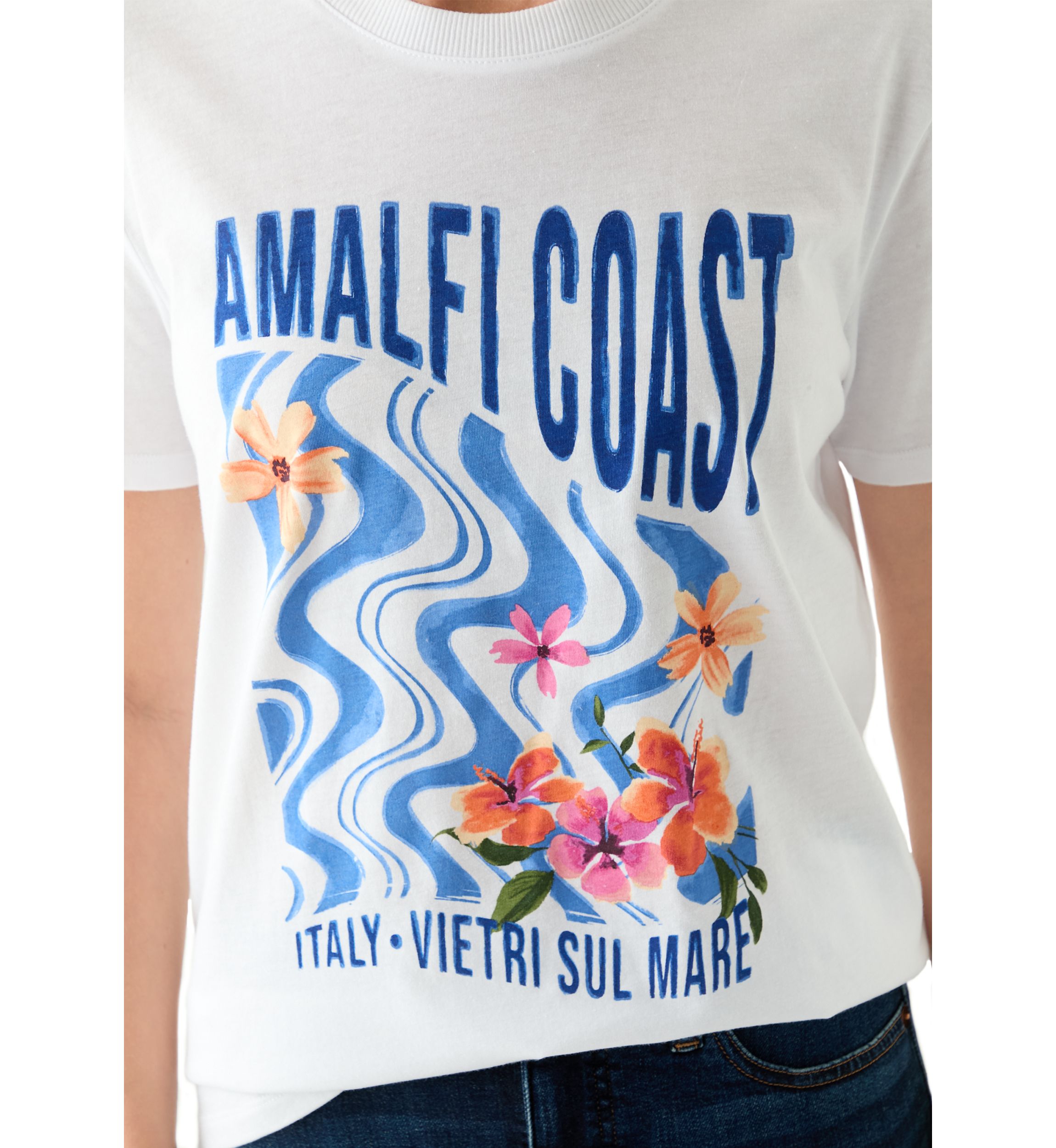 Womens Amalfi Coast Graphic T-Shirt