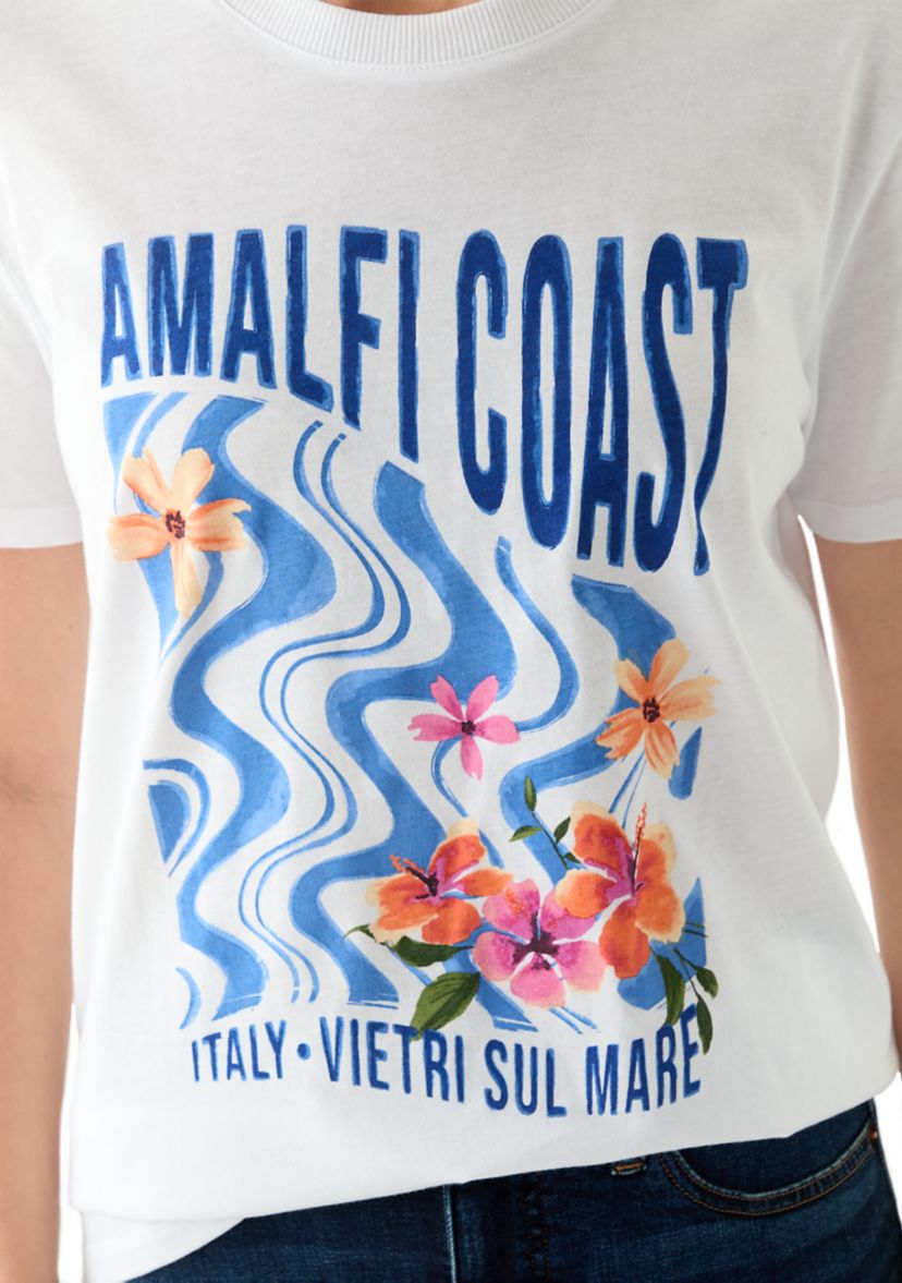 Womens Amalfi Coast Graphic T-Shirt