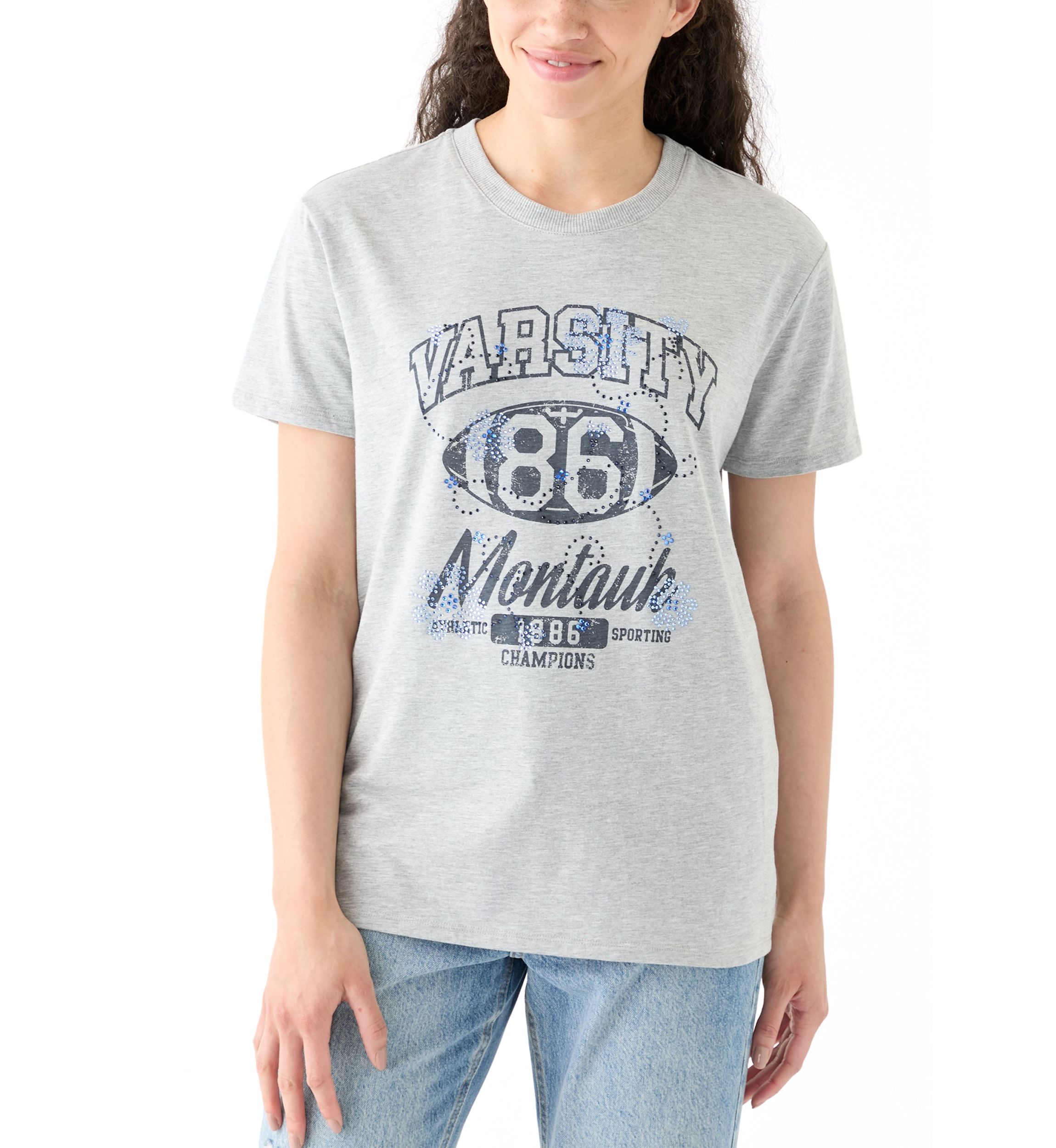Womens Montauk Varsity Graphic T-Shirt