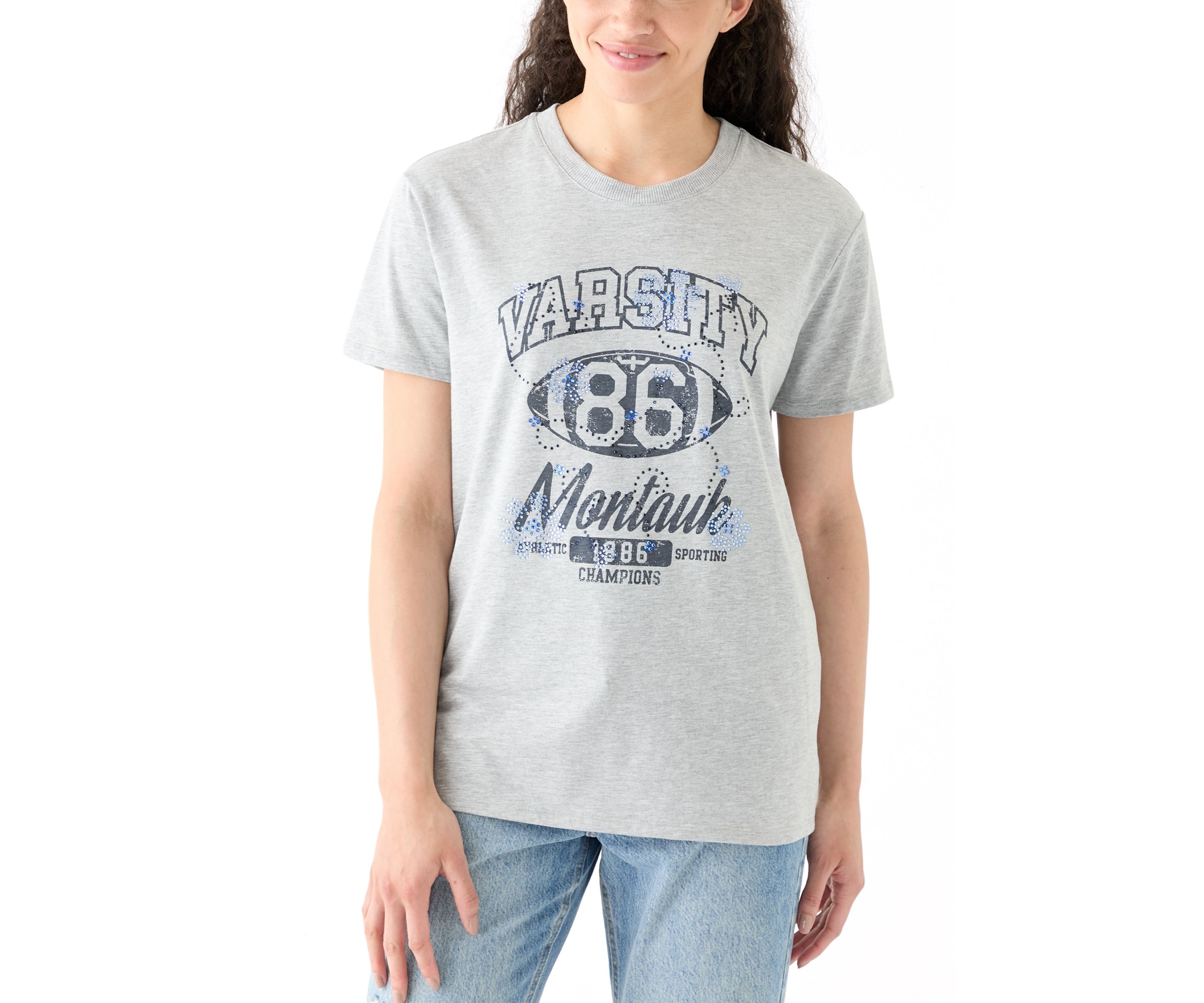Womens Montauk Varsity Graphic T-Shirt