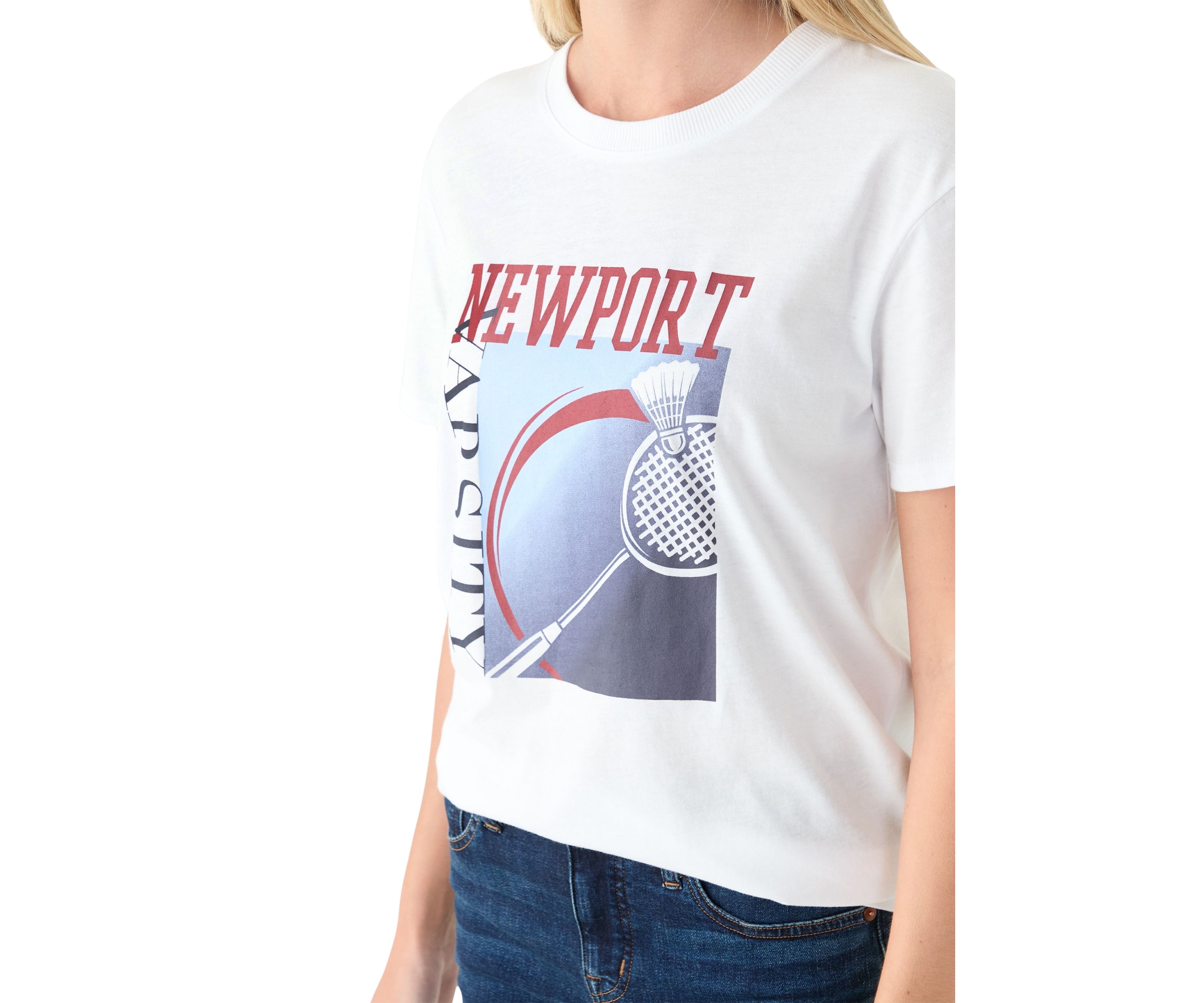 Womens Newport Varsity Graphic T-Shirt