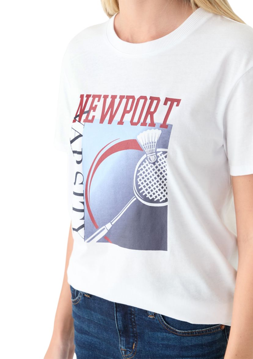 Womens Newport Varsity Graphic T-Shirt