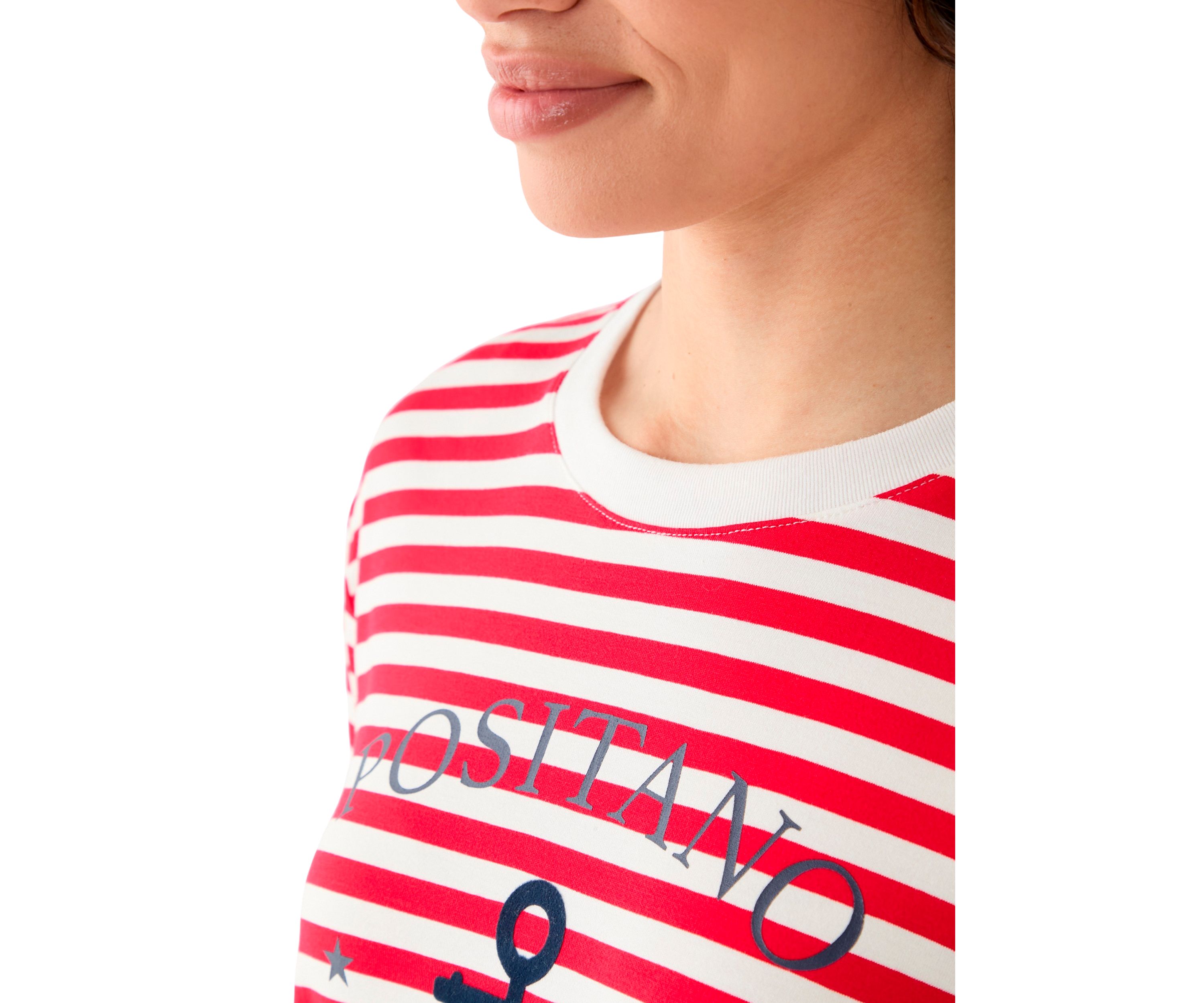 Womens Positano Stripe T-Shirt