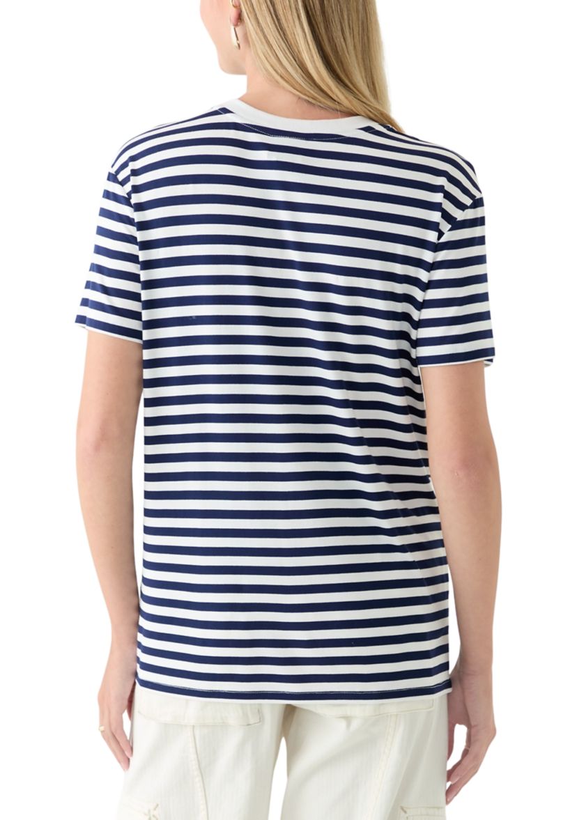 Womens Manhattan Stripe Graphic T-Shirt