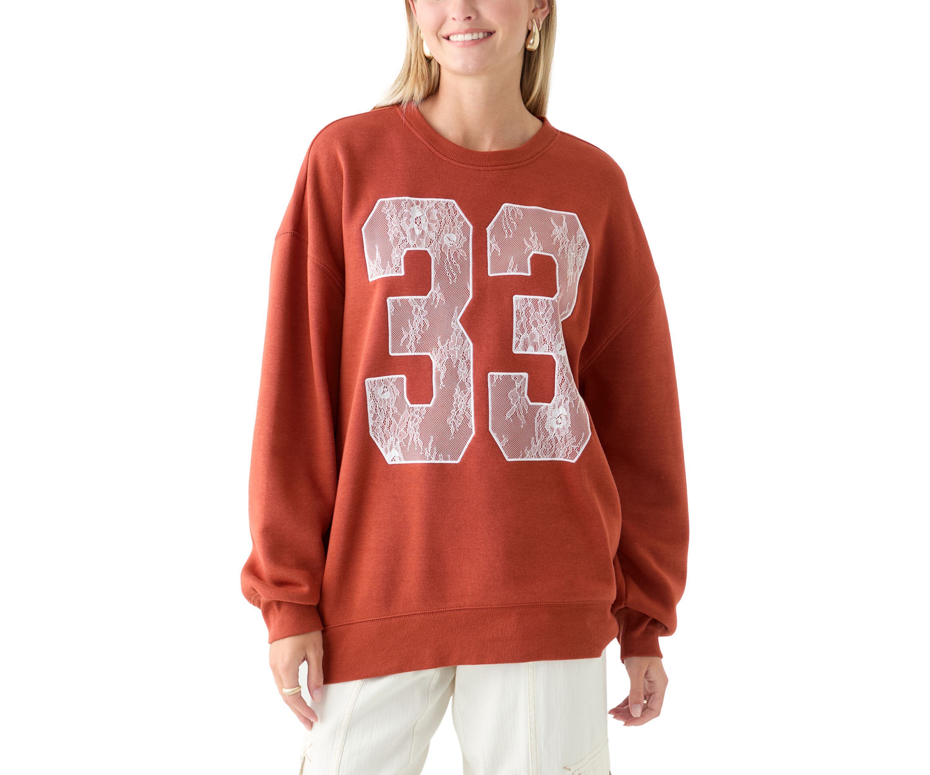 Womens 33 Varsity Graphic Sweatshirt