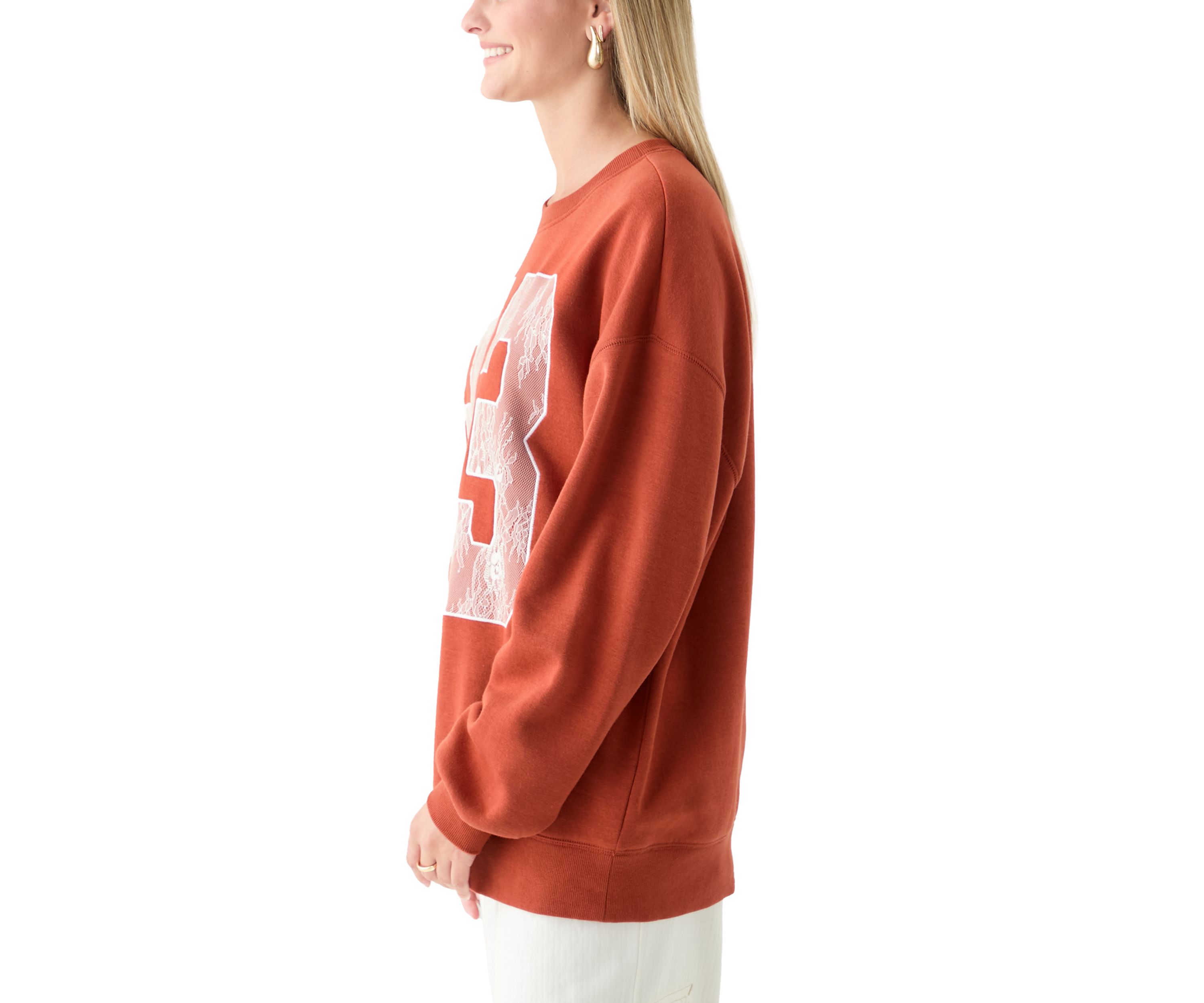 Womens 33 Varsity Graphic Sweatshirt