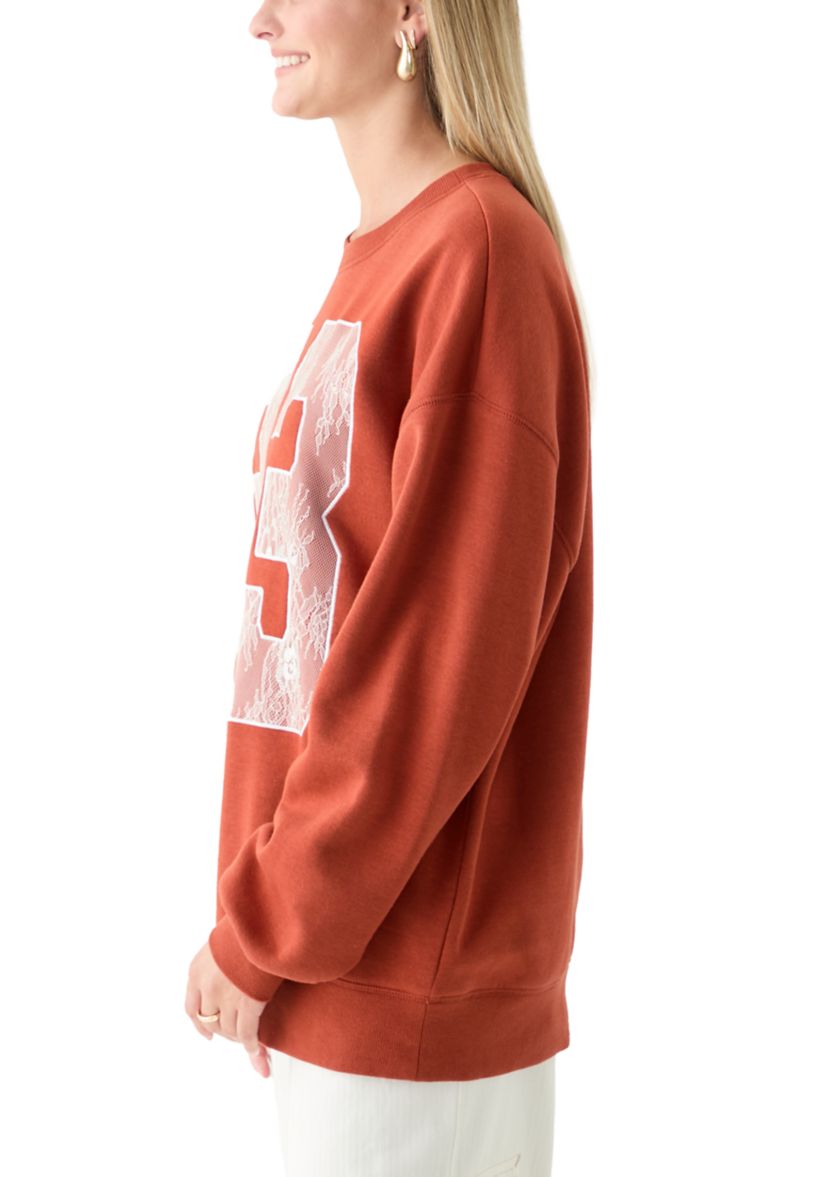 Womens 33 Varsity Graphic Sweatshirt
