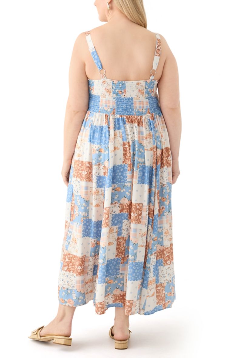 Plus Size Sleeveless Maxi Dress