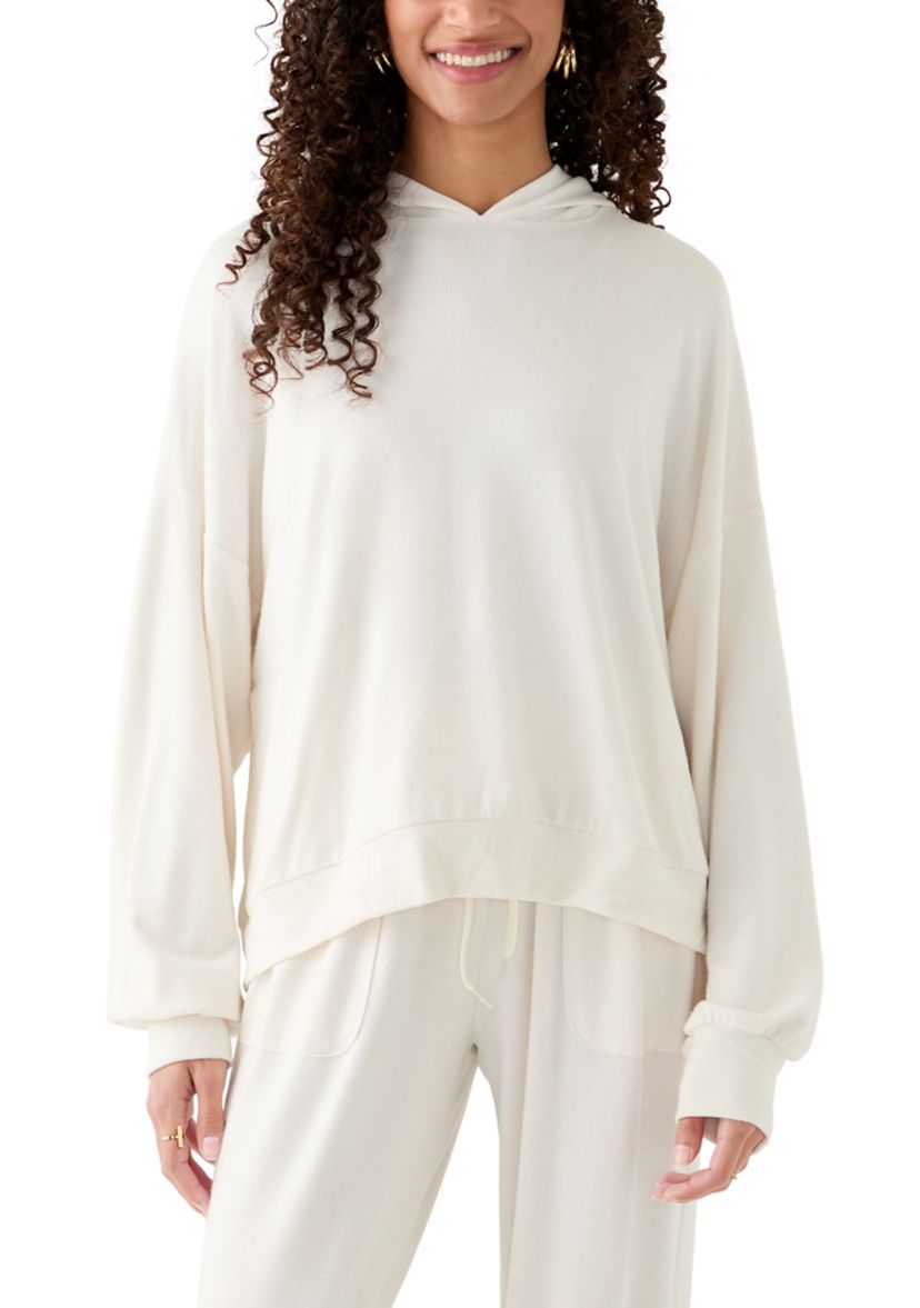 Womens Cozy Knit Hoodie