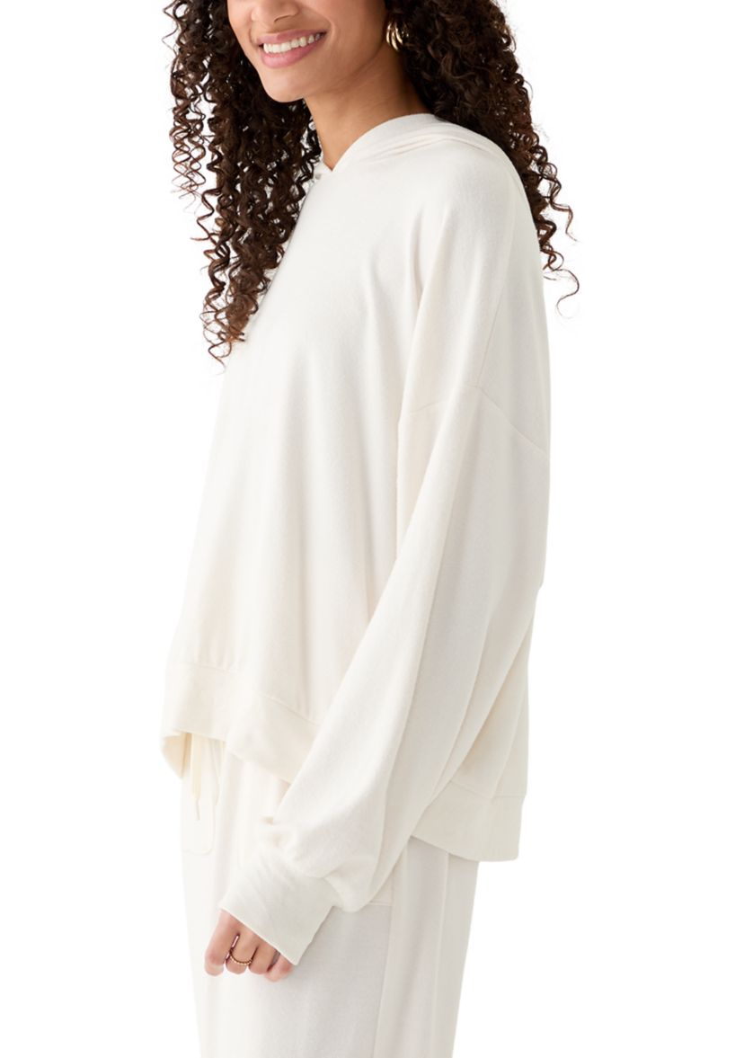 Womens Cozy Knit Hoodie