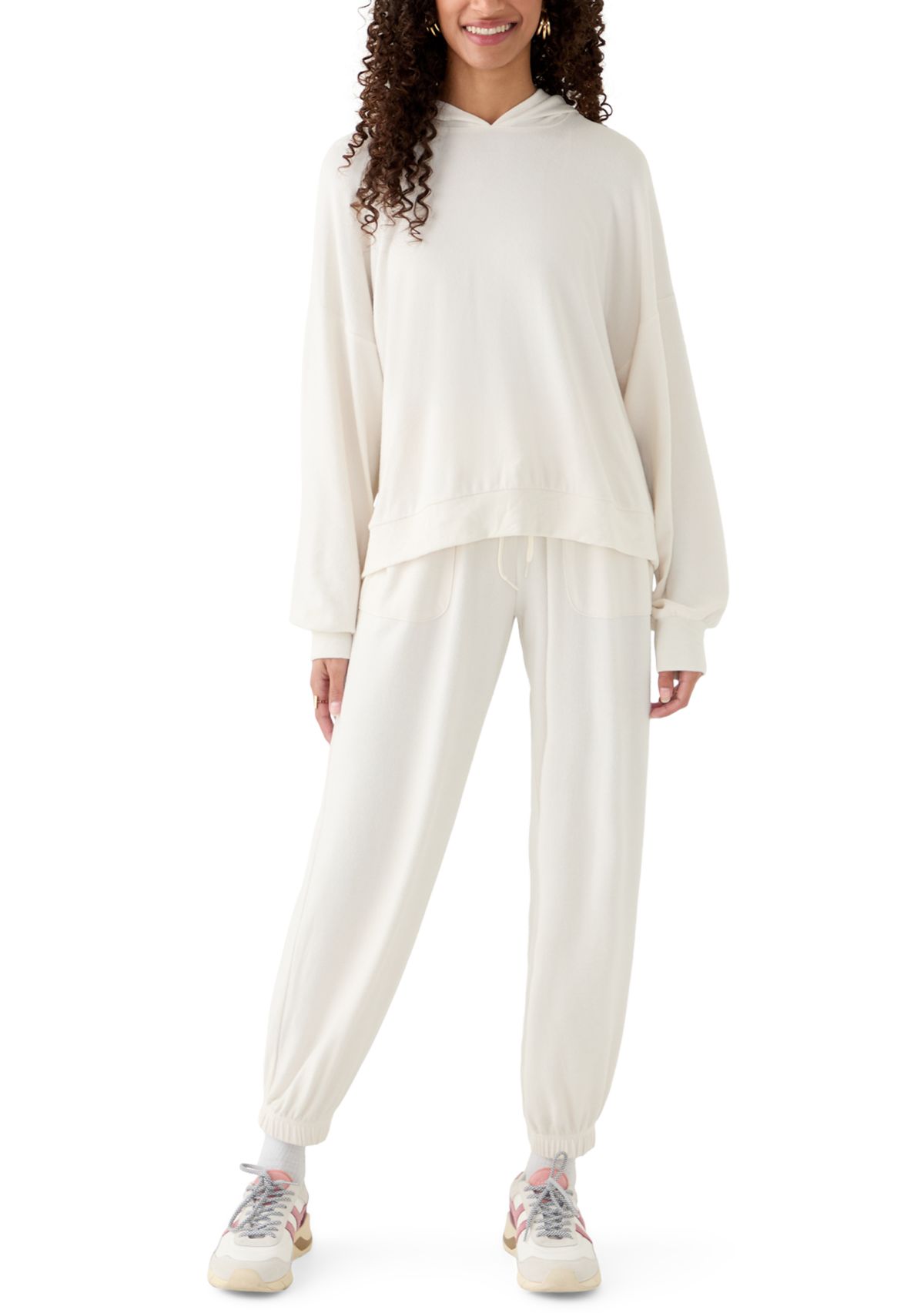 Womens Cozy Knit Hoodie