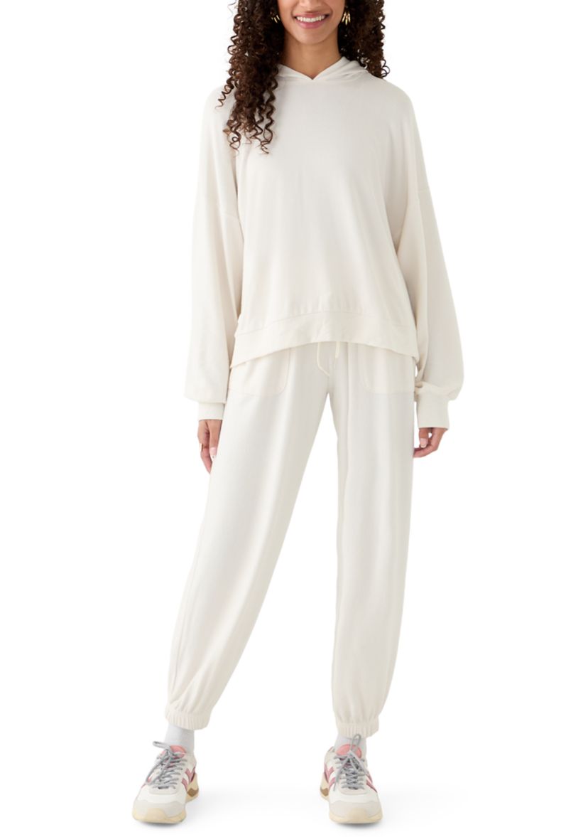 Womens Cozy Knit Hoodie